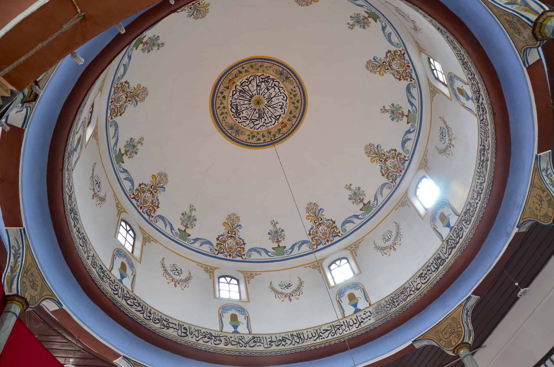 Dome of the Dönenler Mosque in Kütahya, Turkey