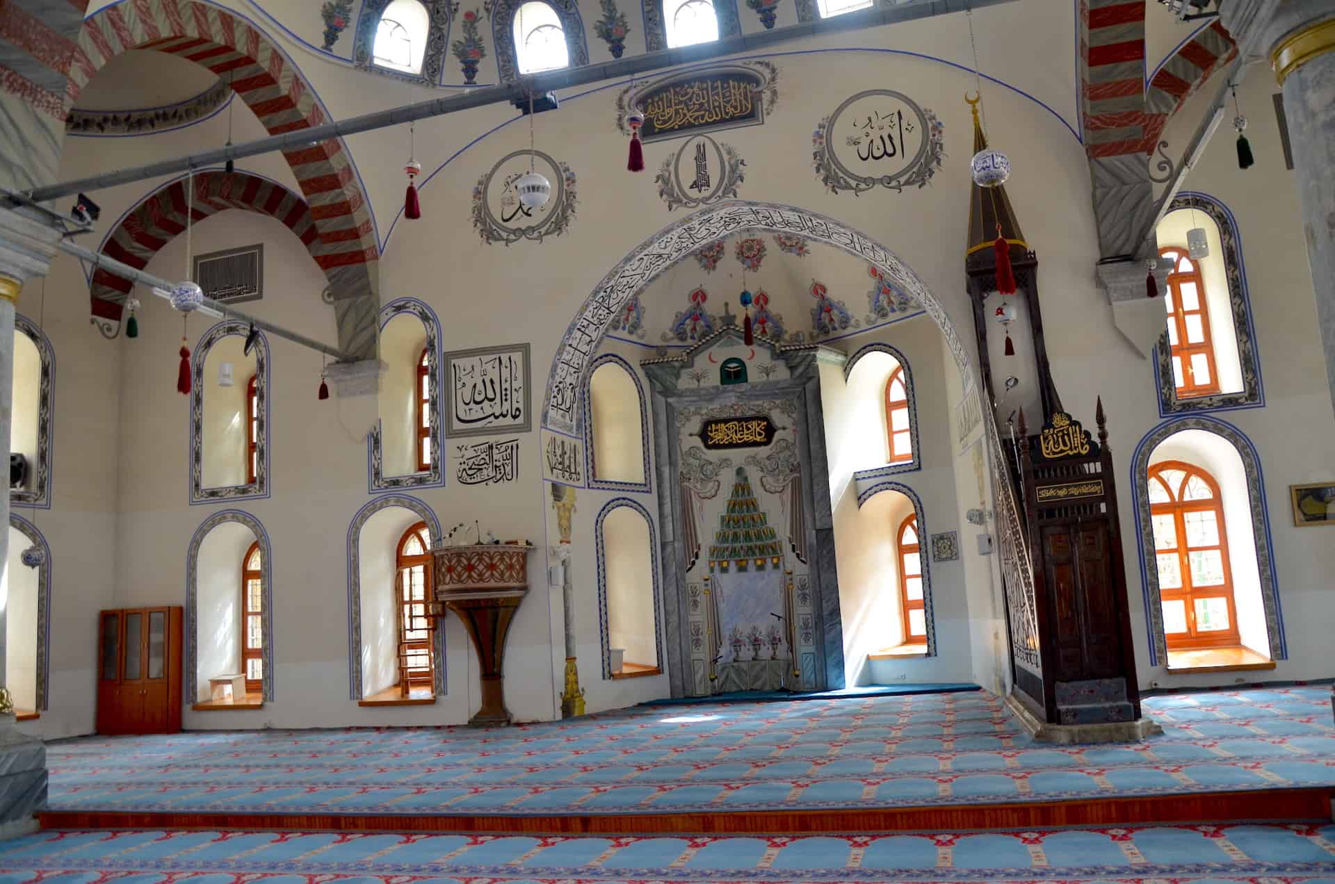 Prayer hall of the Great Mosque in Kütahya, Turkey