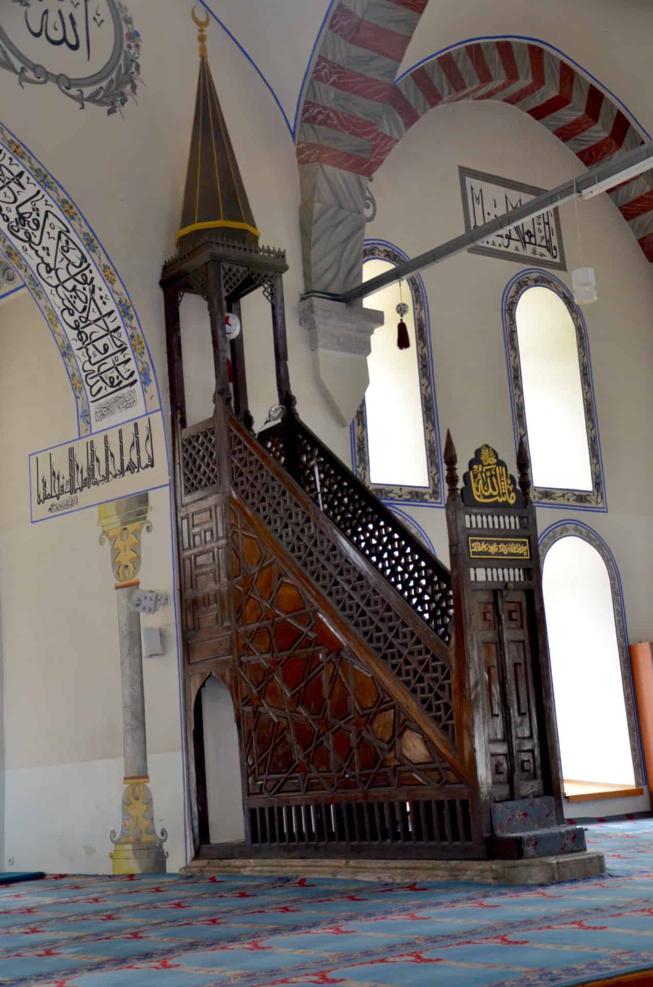 Minbar of the Great Mosque in Kütahya, Turkey