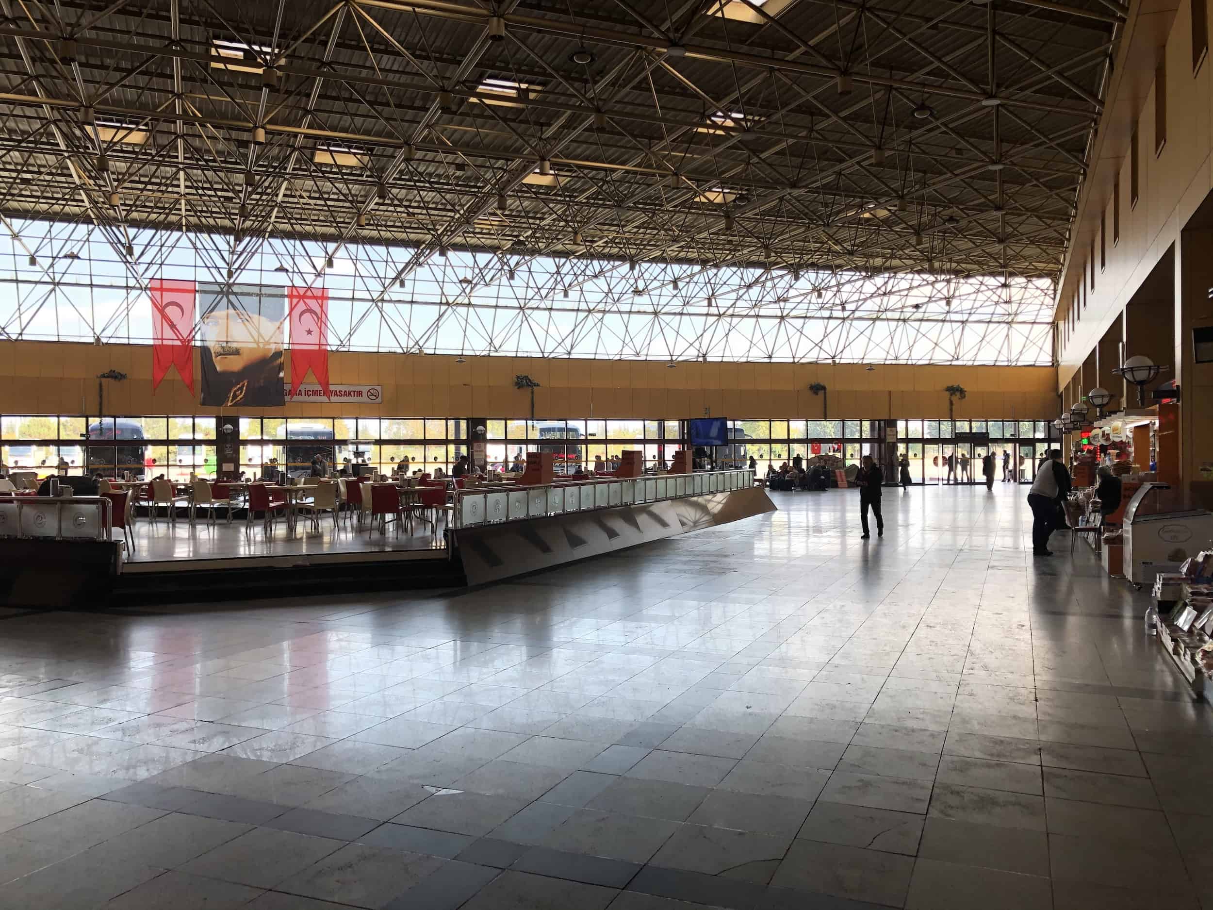 Bus terminal in Eskişehir, Turkey
