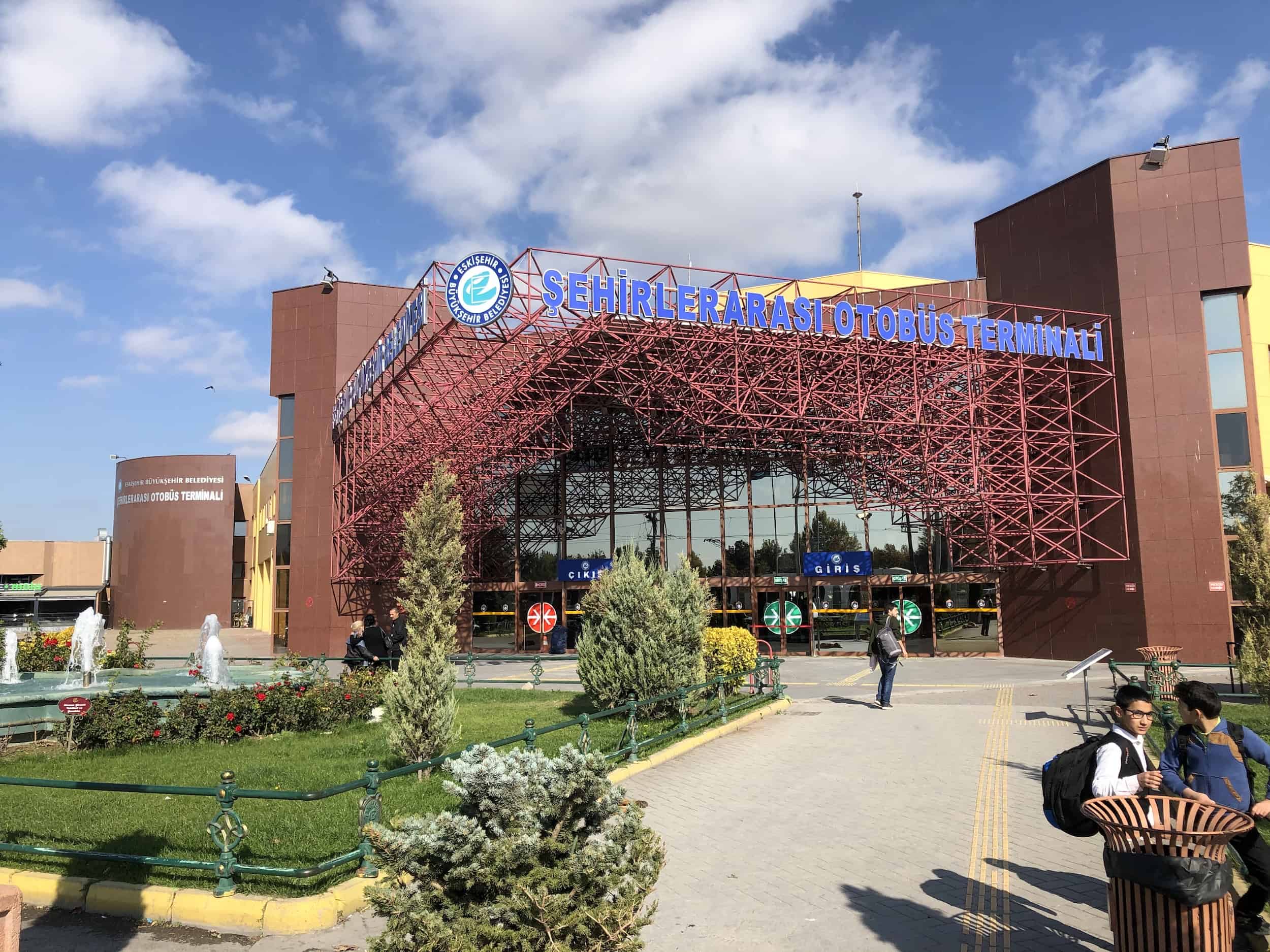 Bus terminal in Eskişehir, Turkey