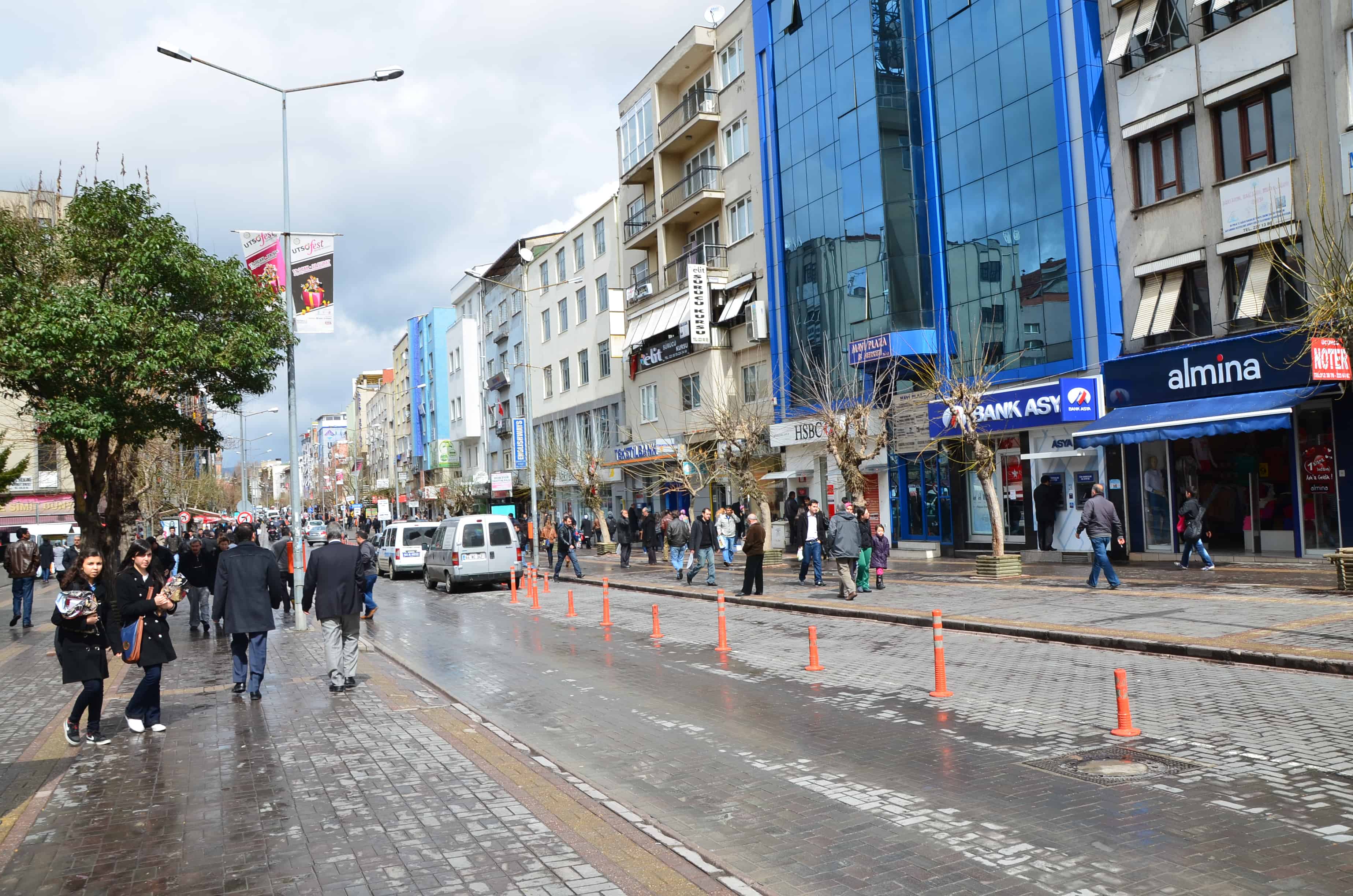 İsmet Pasha Street in Uşak, Turkey