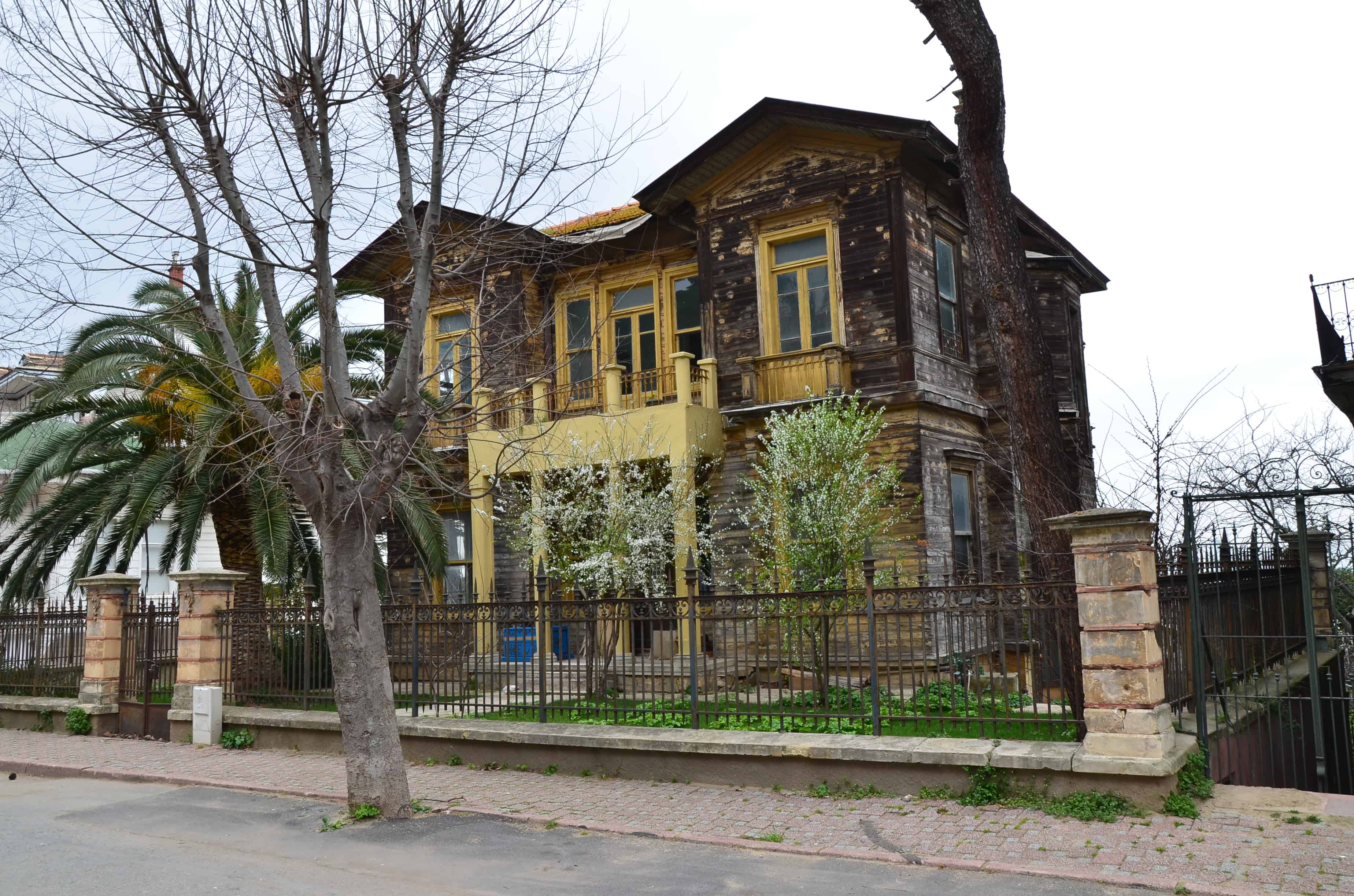 Ottoman home on Refah Şehitleri Caddesi on Heybeliada, Princes' Islands, Istanbul, Turkey