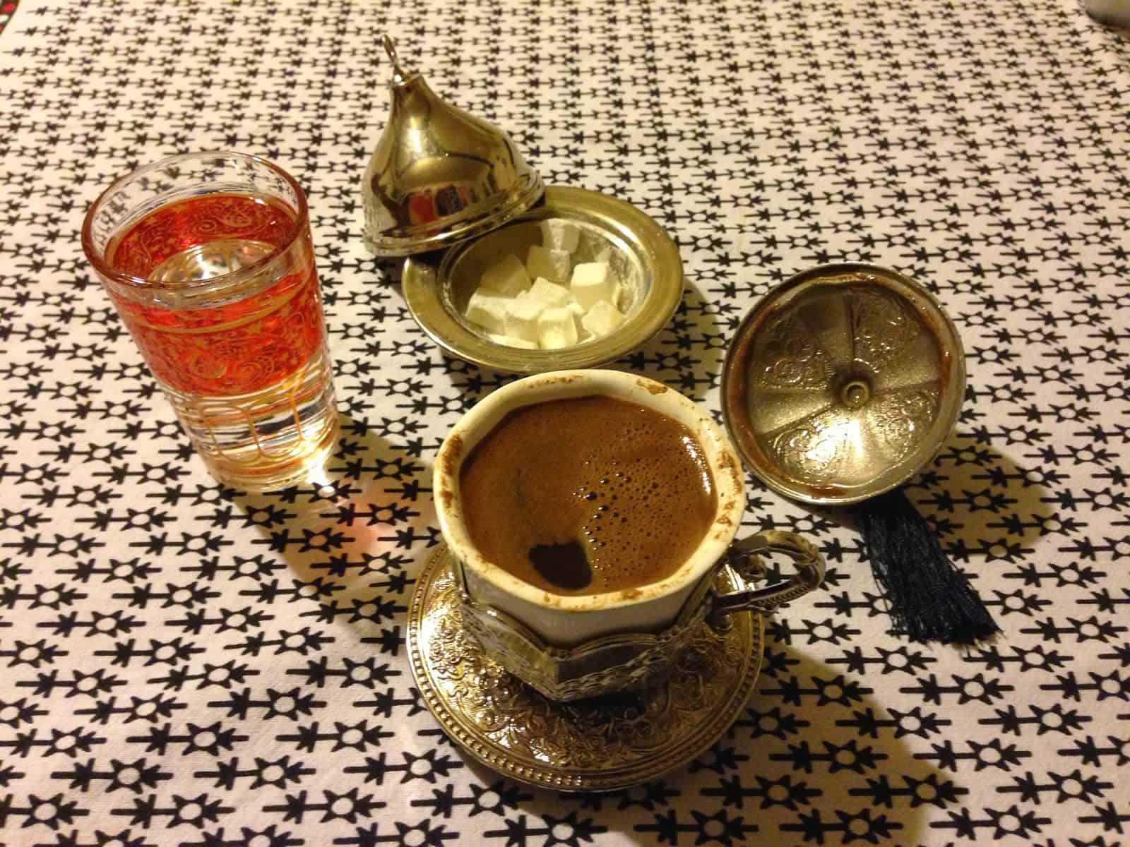 Türk kahvesi at Kasr-ı Nur in Odunpazarı, Eskişehir, Turkey