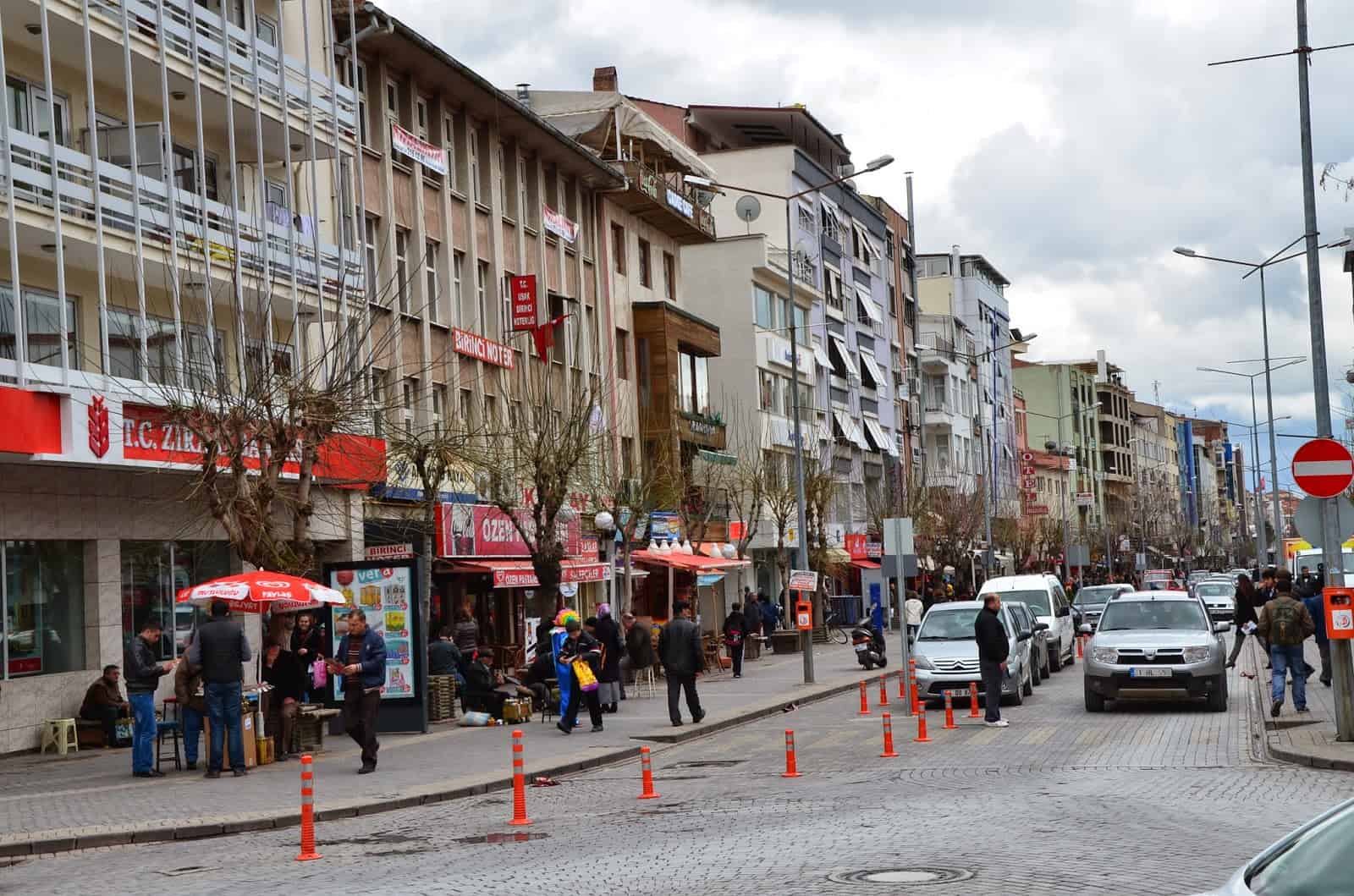 İsmet Pasha Street in Uşak, Turkey