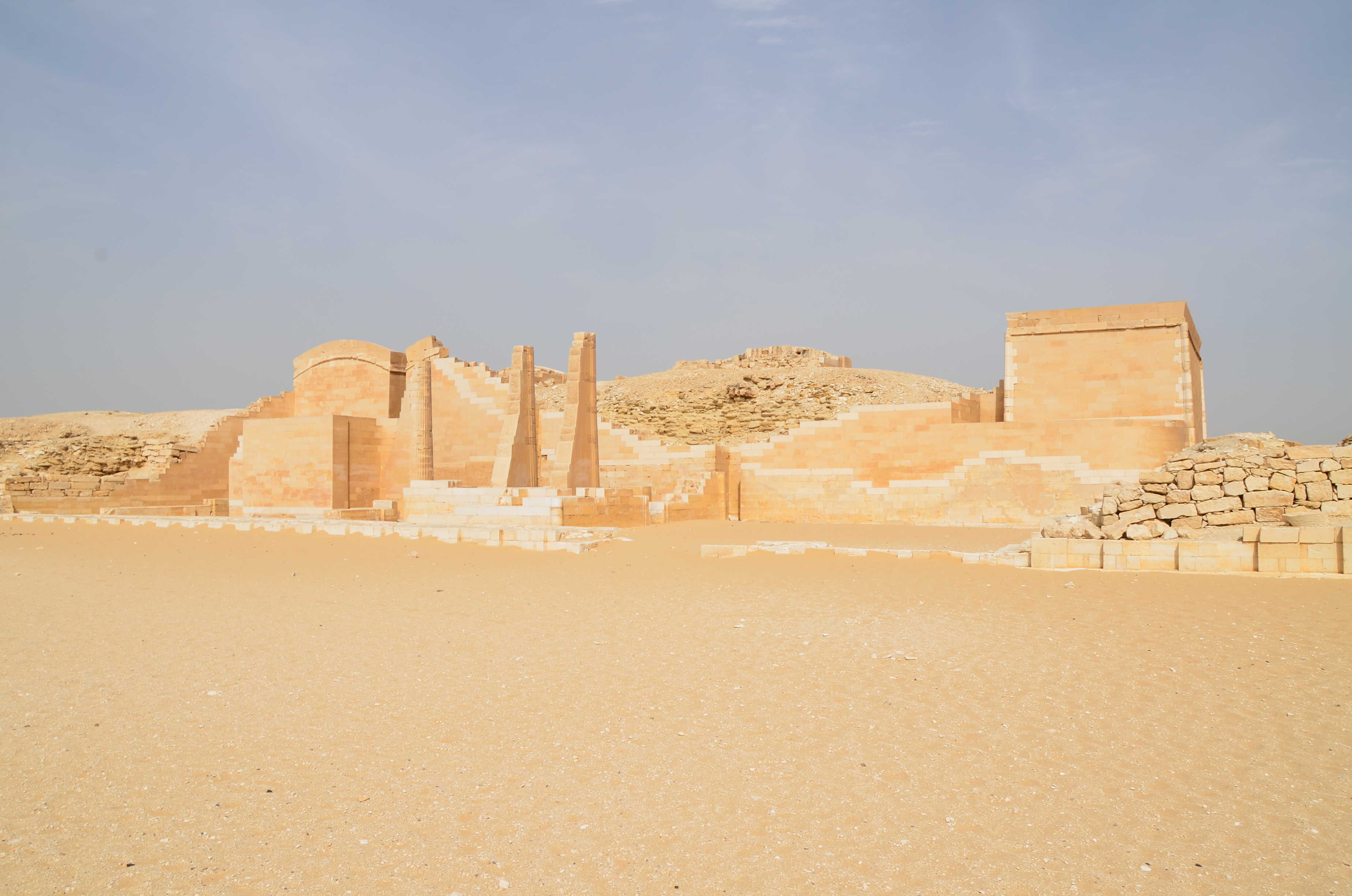 Temple at the Step Pyramid of Djoser at Saqqara, Egypt