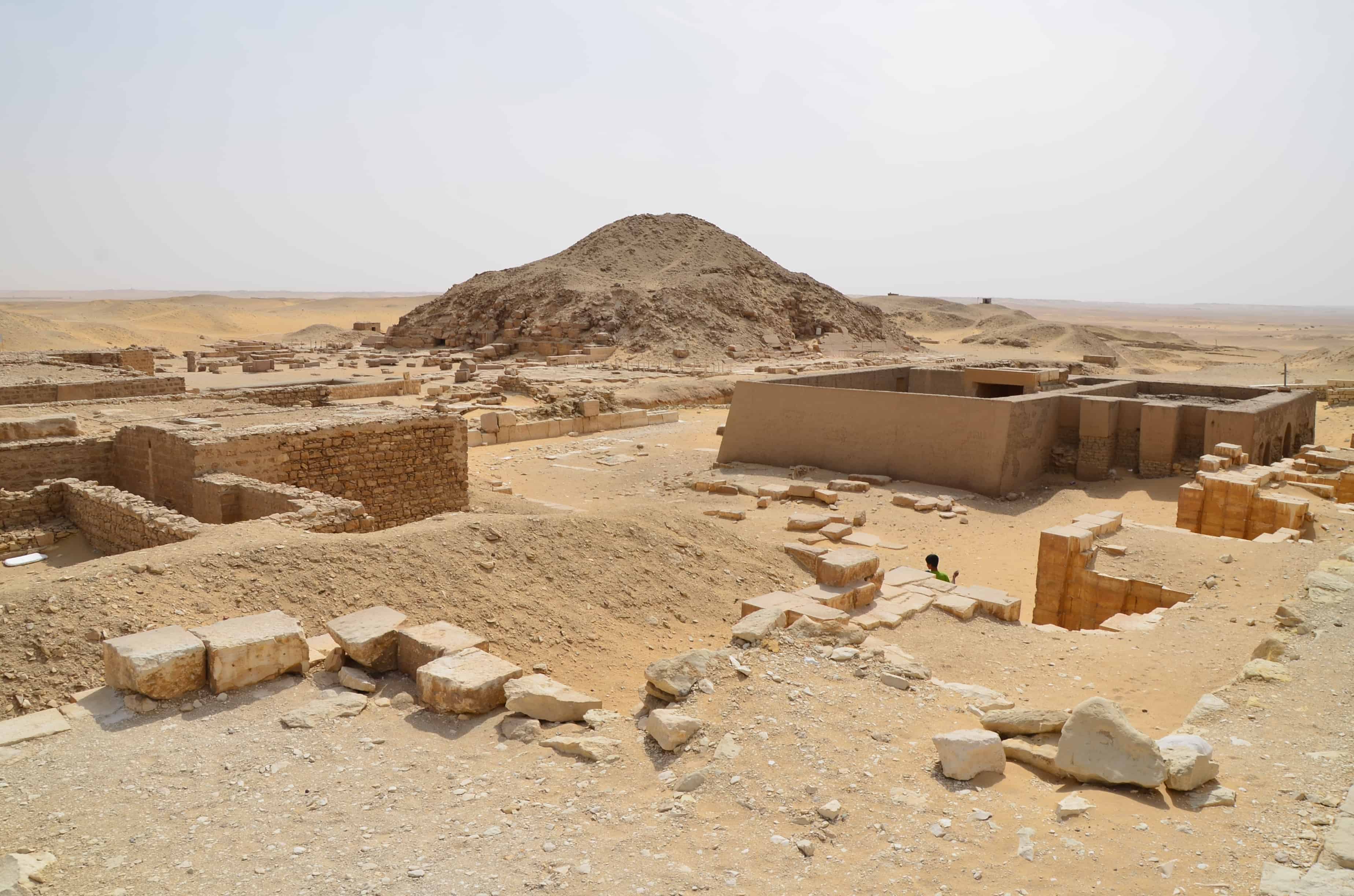 Pyramid of Unas at Saqqara, Egypt