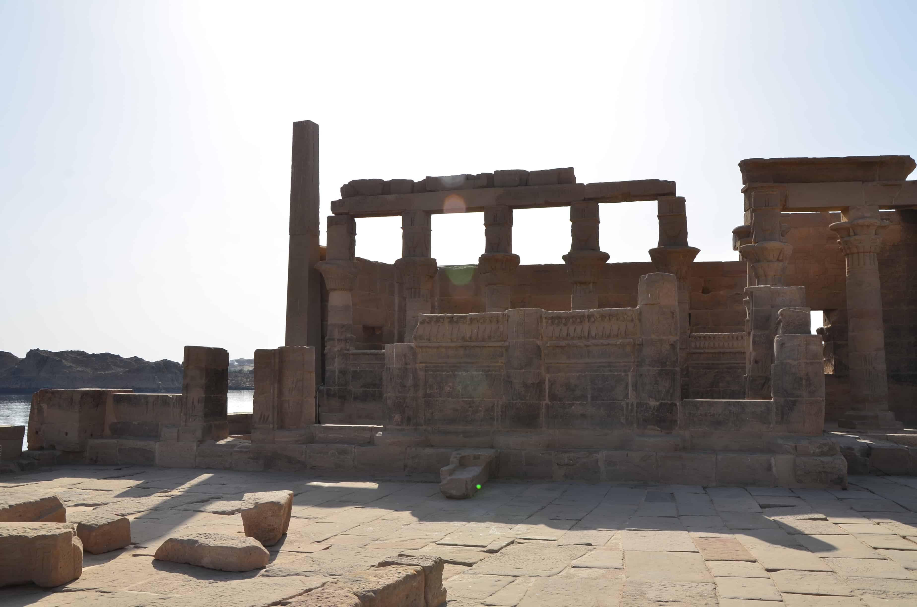 Temple of Nectanebo at Philae Temple on Agilkia Island in Egypt