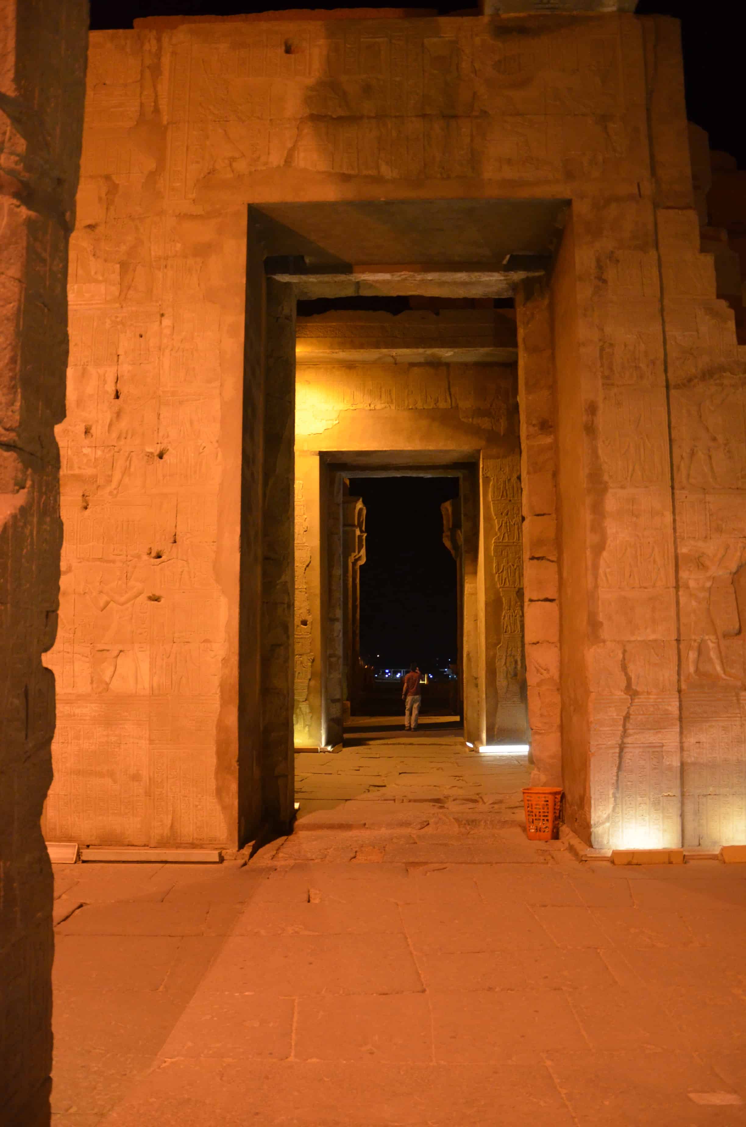 Doors in the Temple of Kom Ombo, Egypt