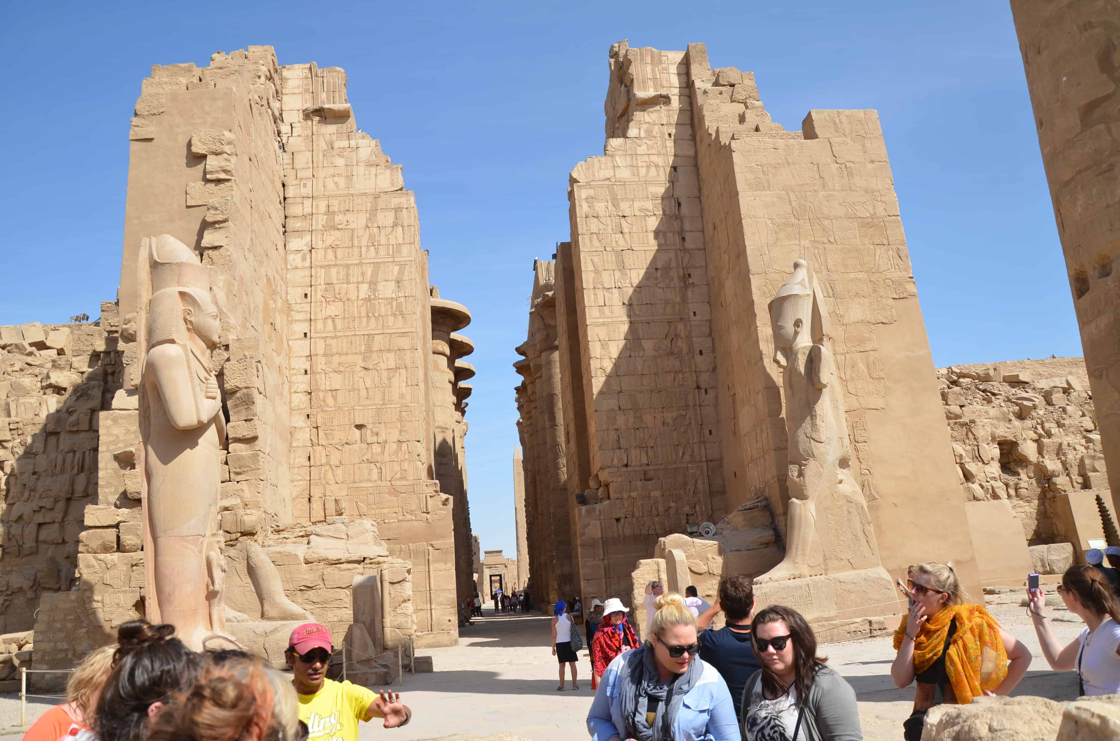 Statues in the Precinct of Amon-Ra