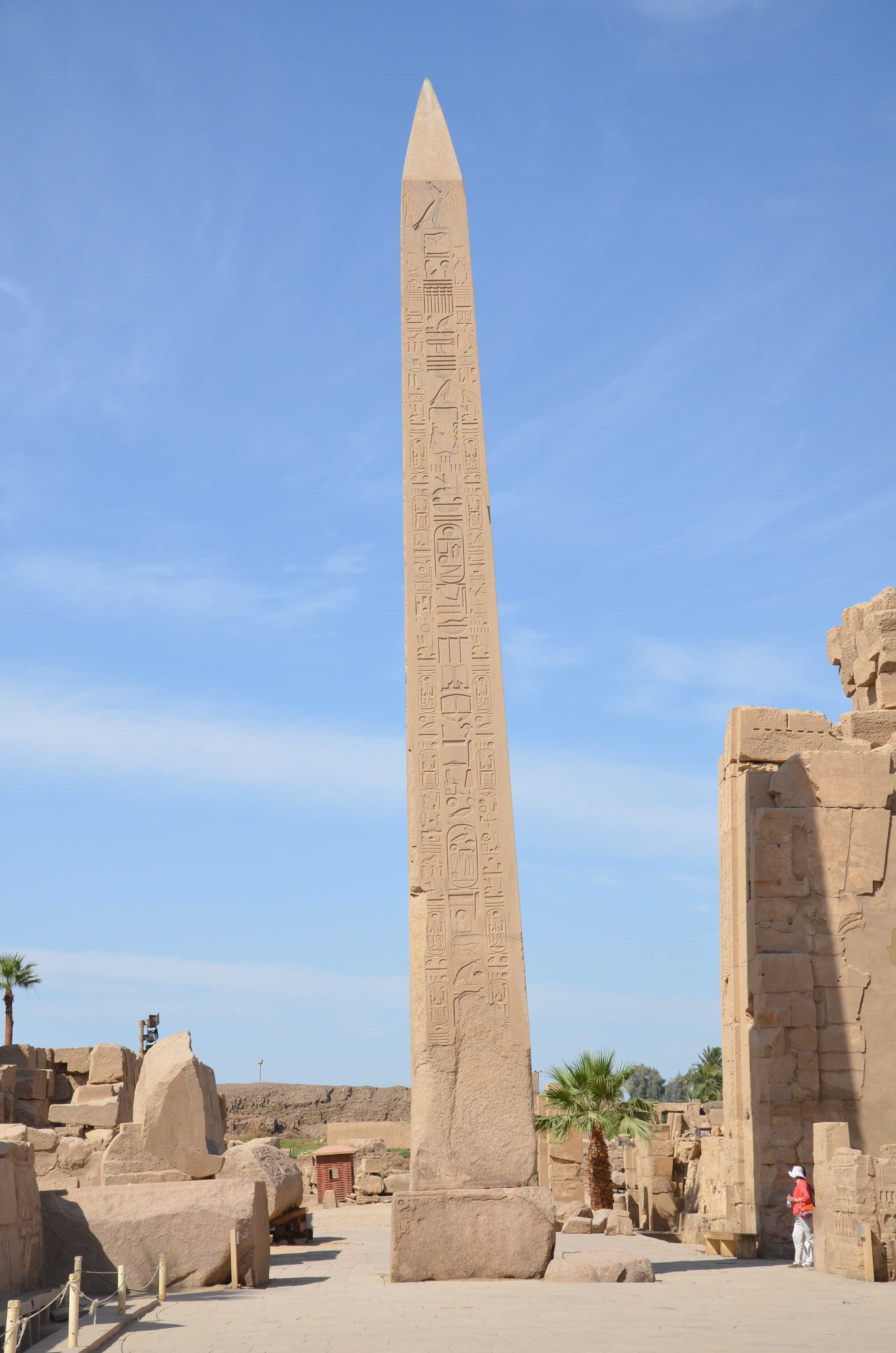 Obelisk at Karnak Temple in Luxor, Egypt