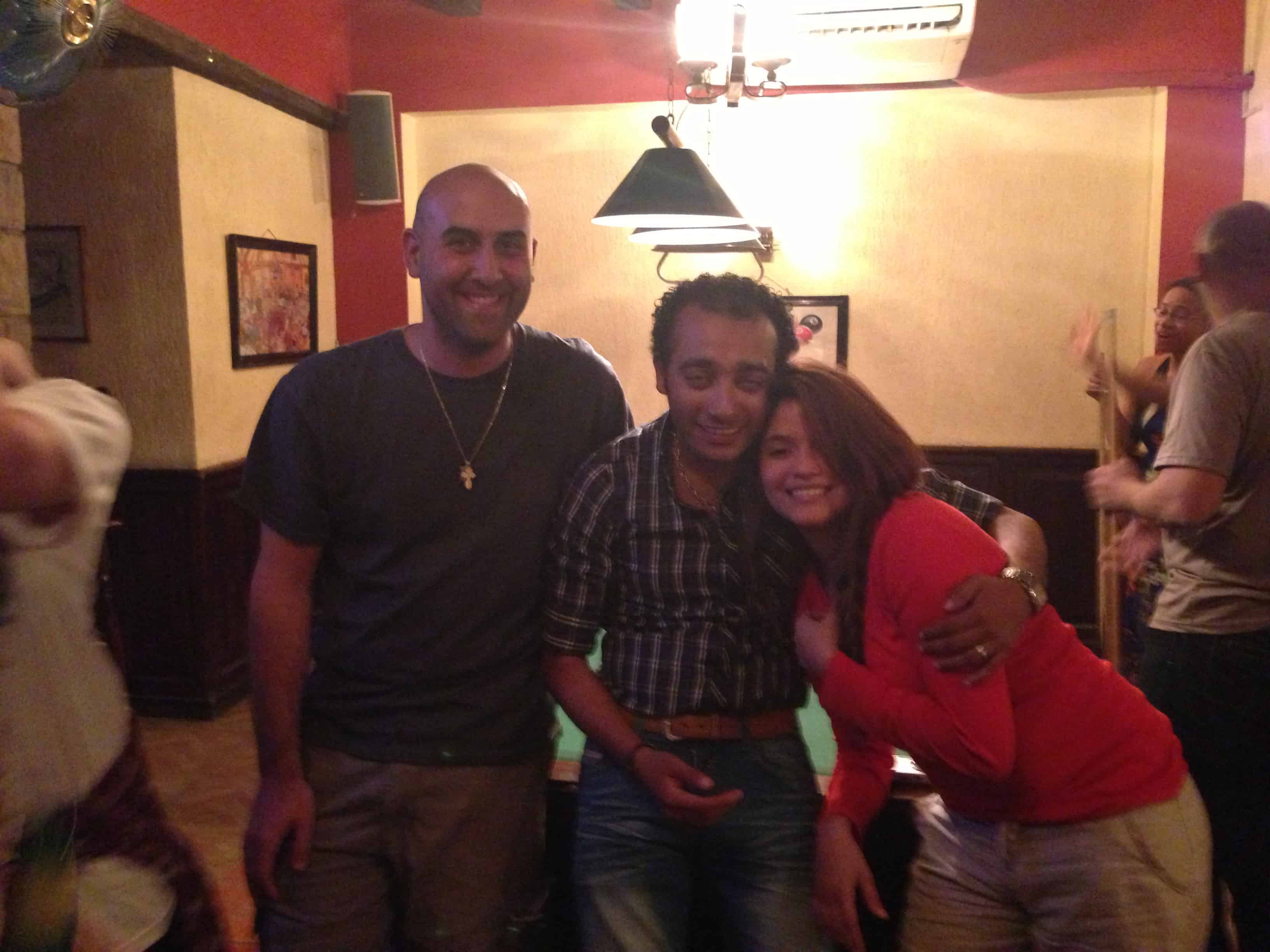 Sem Sem (center) at his birthday party in Luxor in Luxor, Egypt