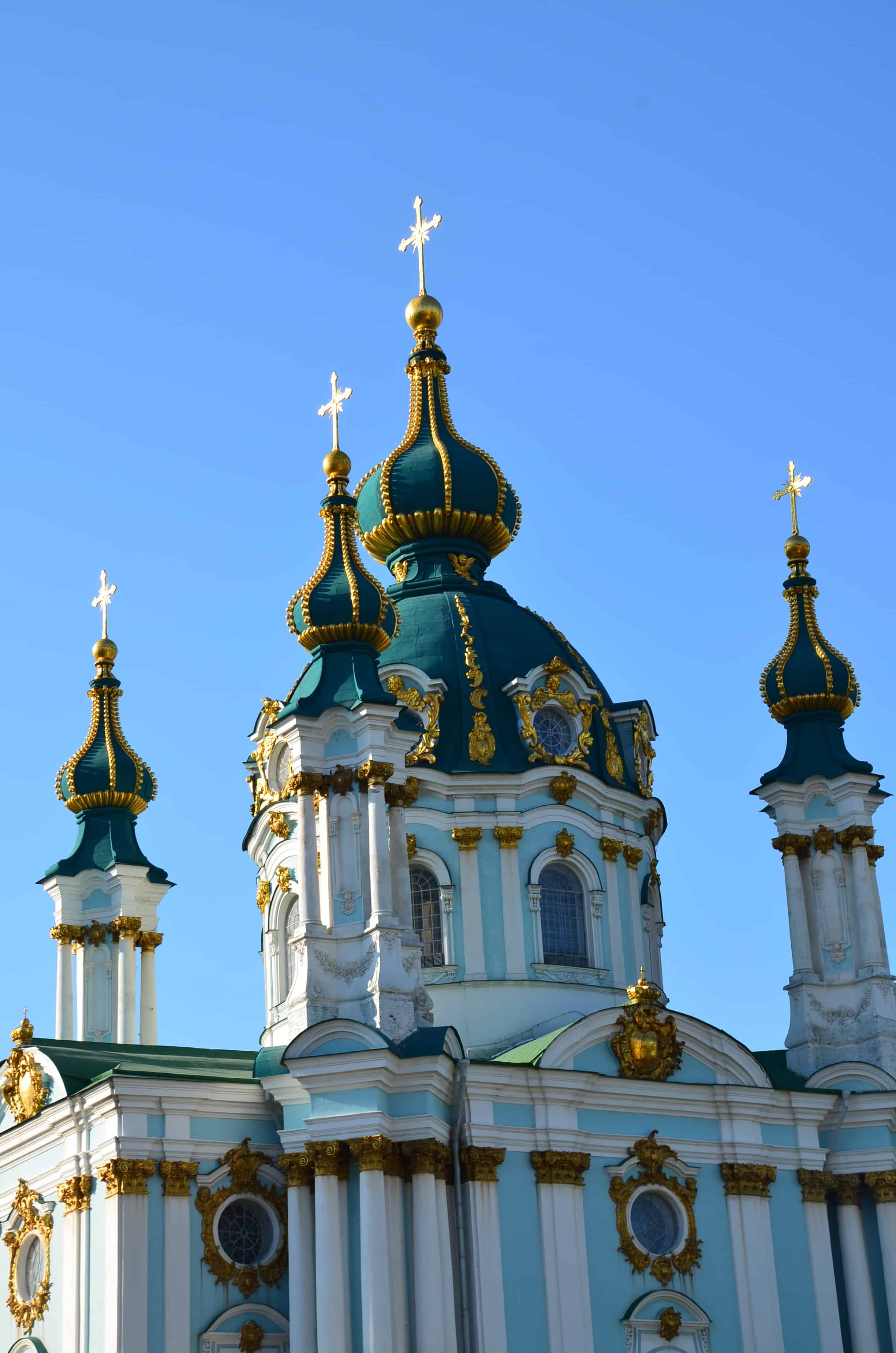 St. Andrew's Church in Kyiv, Ukraine