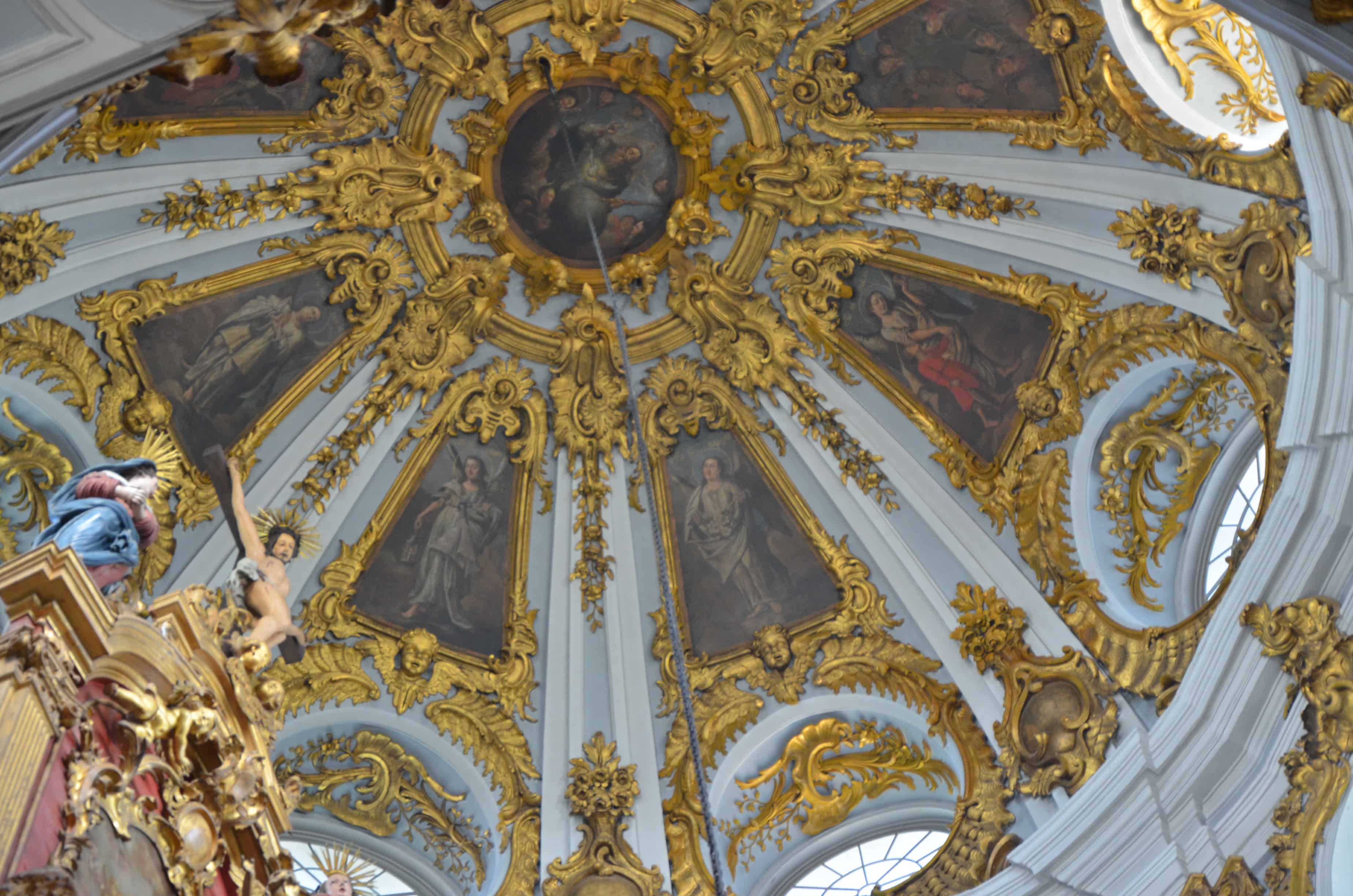Dome of St. Andrew's Church in Kyiv, Ukraine
