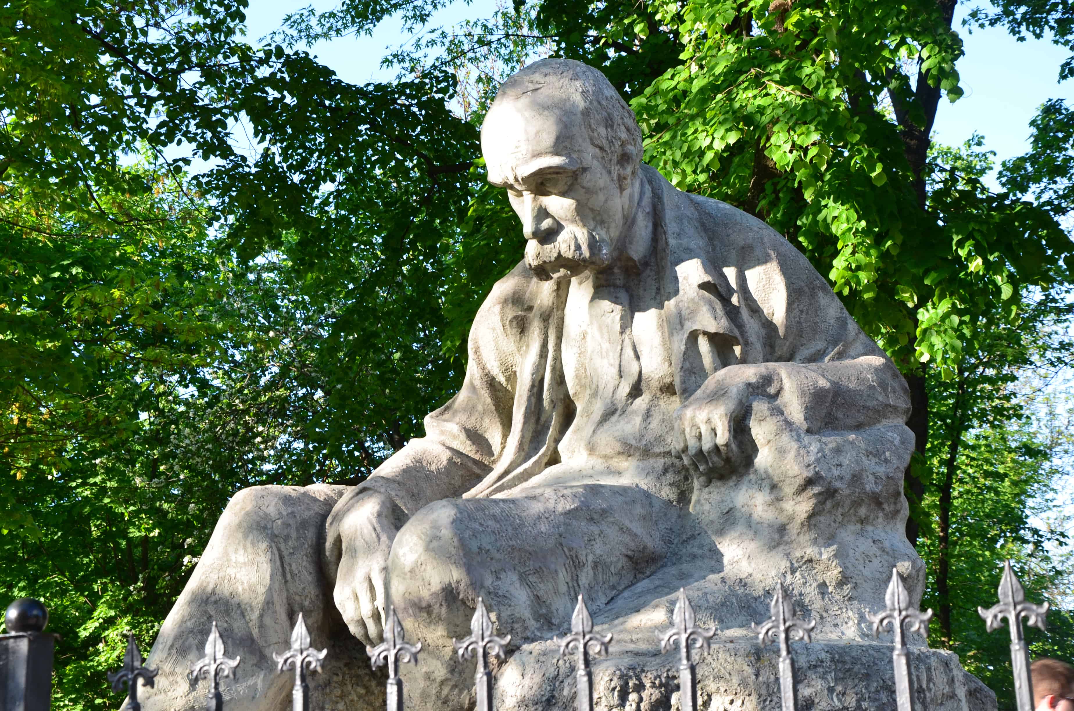 Taras Shevchenko monument in Kyiv, Ukraine