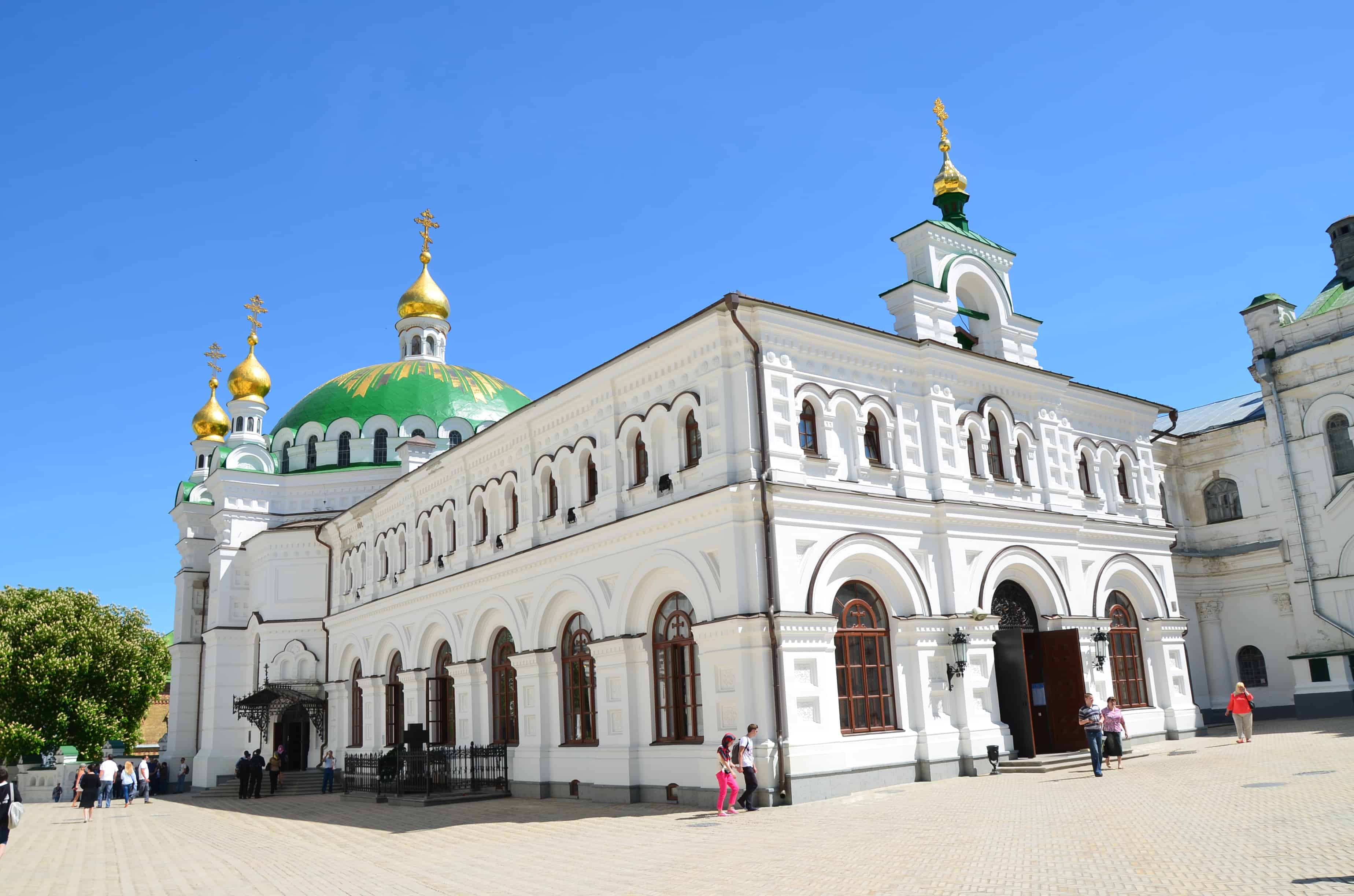 Trapeznaya Church at Kyiv Pechersk Lavra in Kyiv, Ukraine