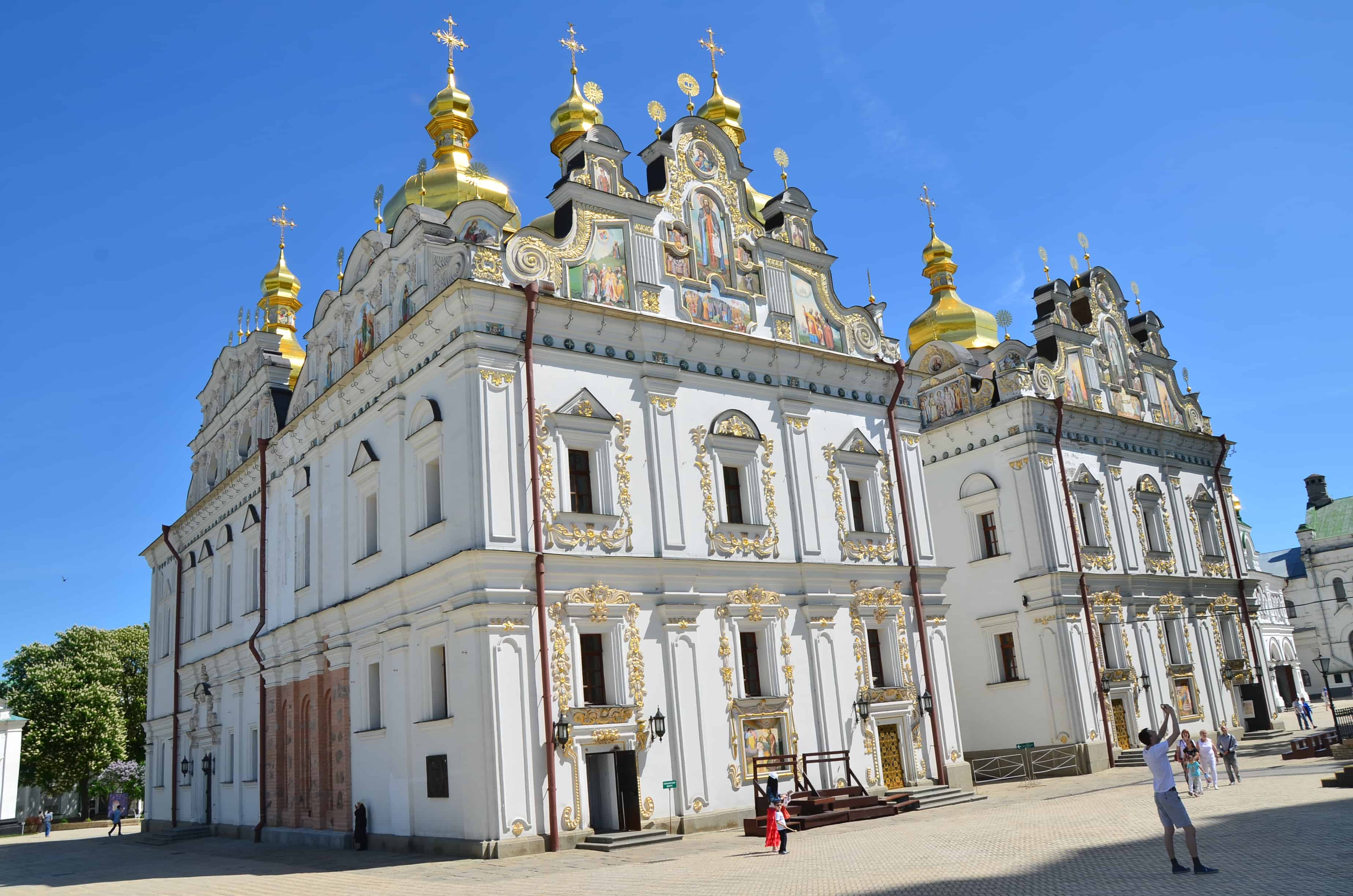 Uspenskij Cathedral at Kyiv Pechersk Lavra in Kyiv, Ukraine