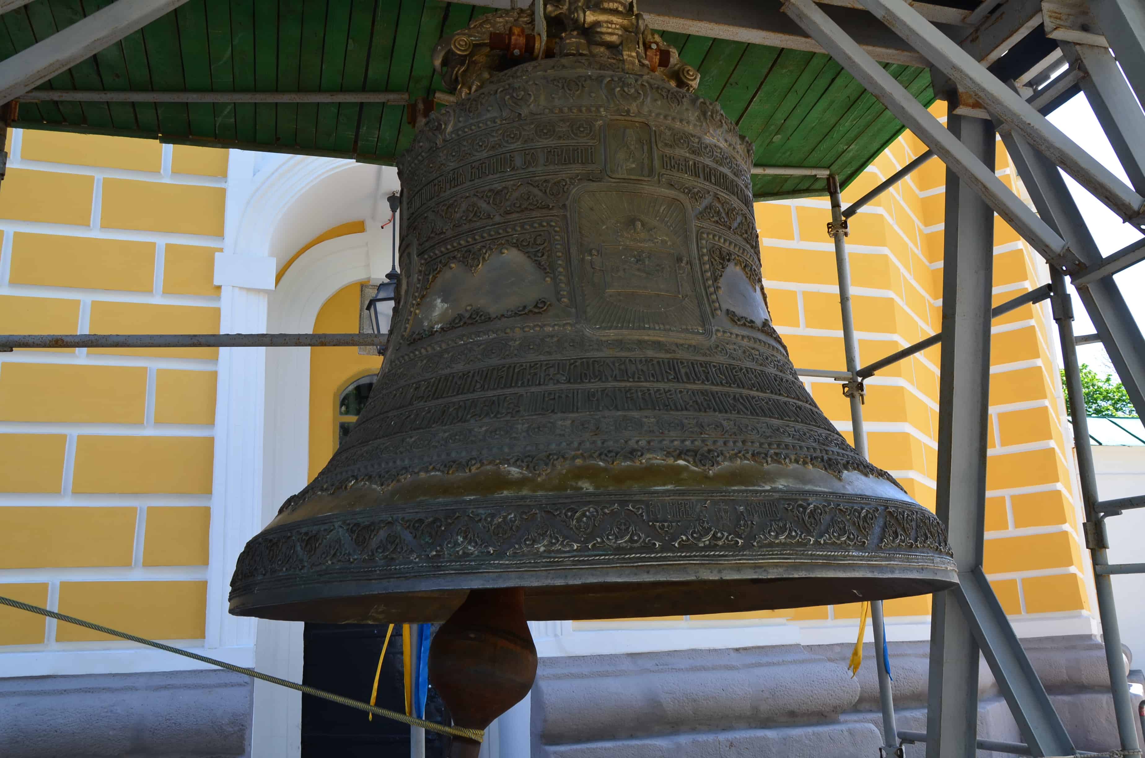 Bell from the Great Lavra Bell Tower at Kyiv Pechersk Lavra in Kyiv, Ukraine