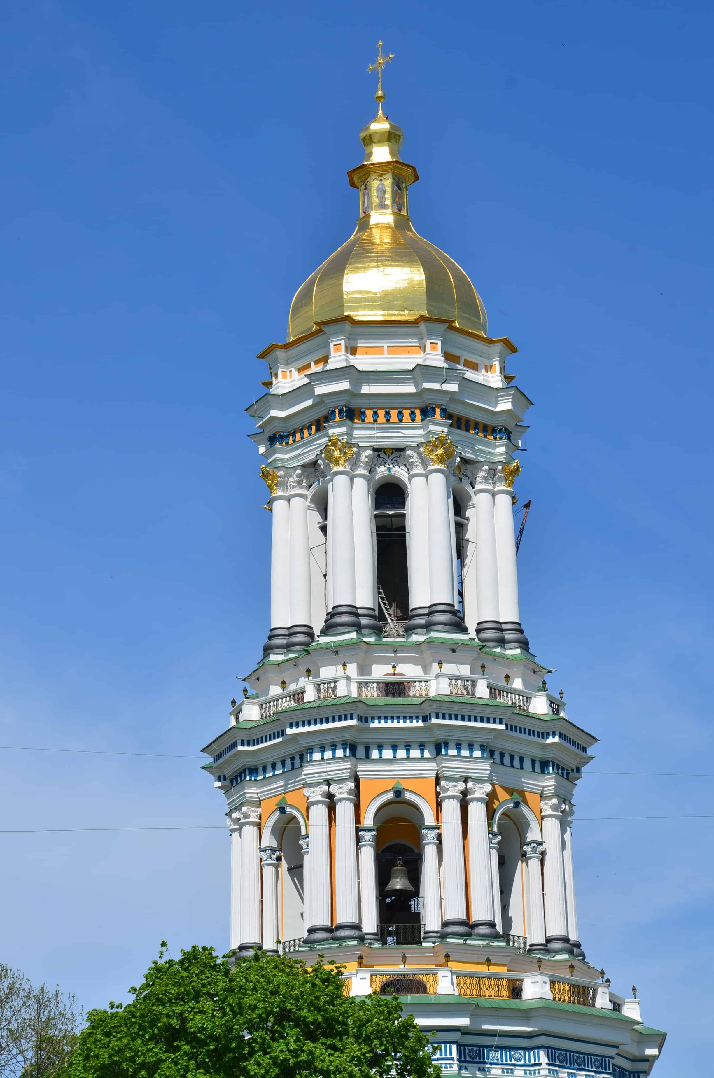 Great Lavra Bell Tower at Kyiv Pechersk Lavra in Kyiv, Ukraine