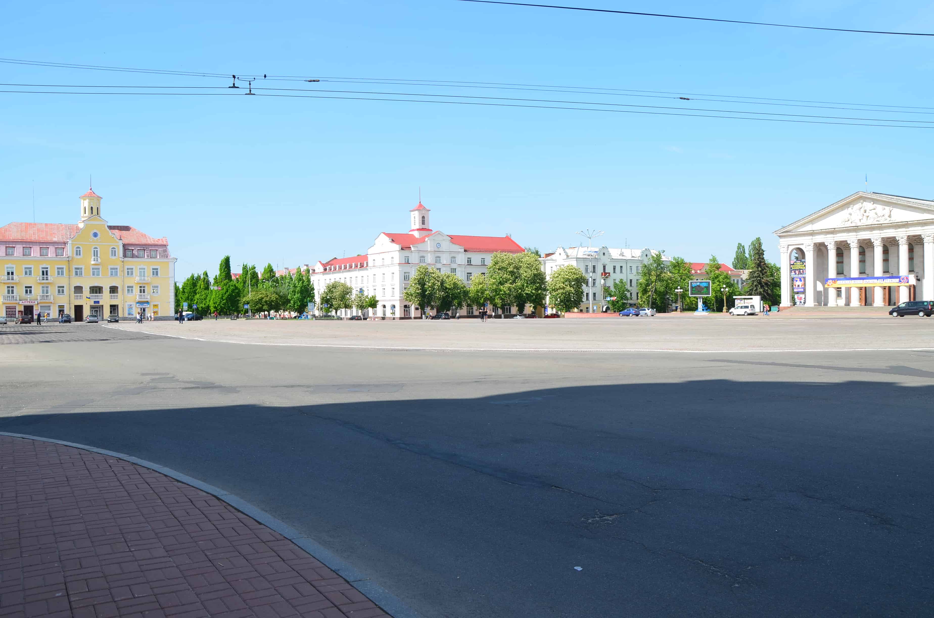 Krasna Square in Chernihiv, Ukraine