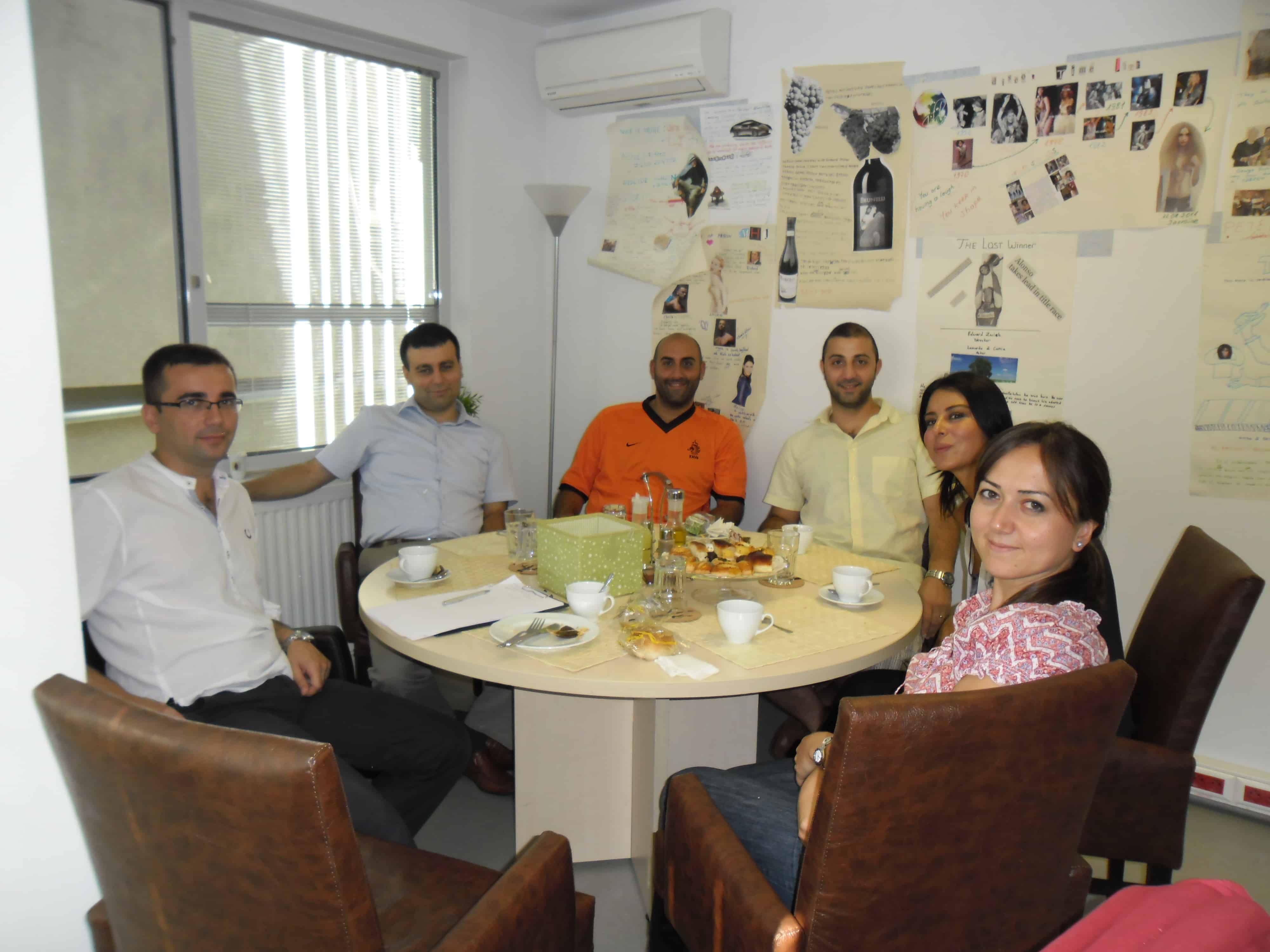 An English class in September 2011 in Istanbul, Turkey