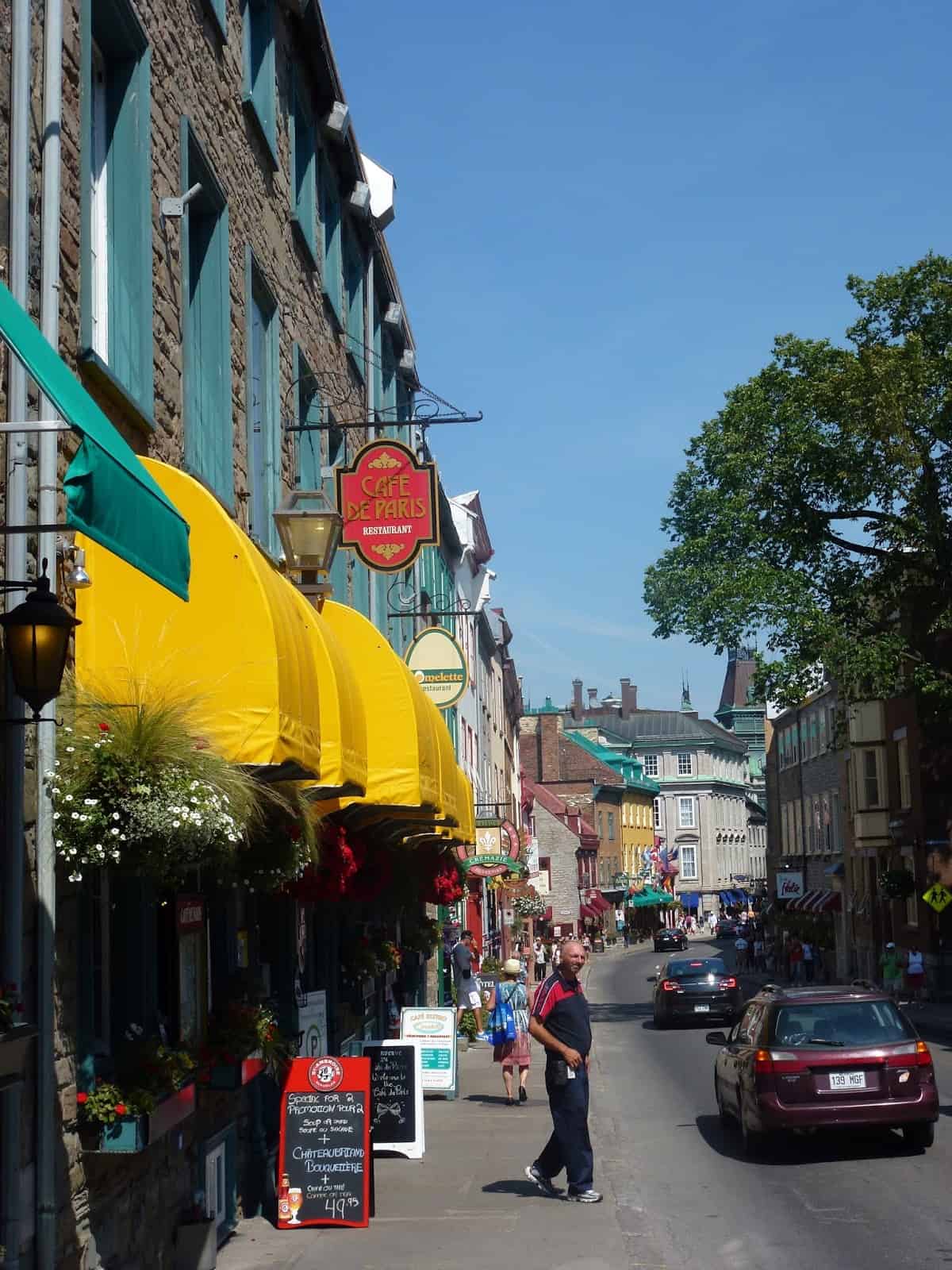 Rue Saint-Louis in Québec, Canada