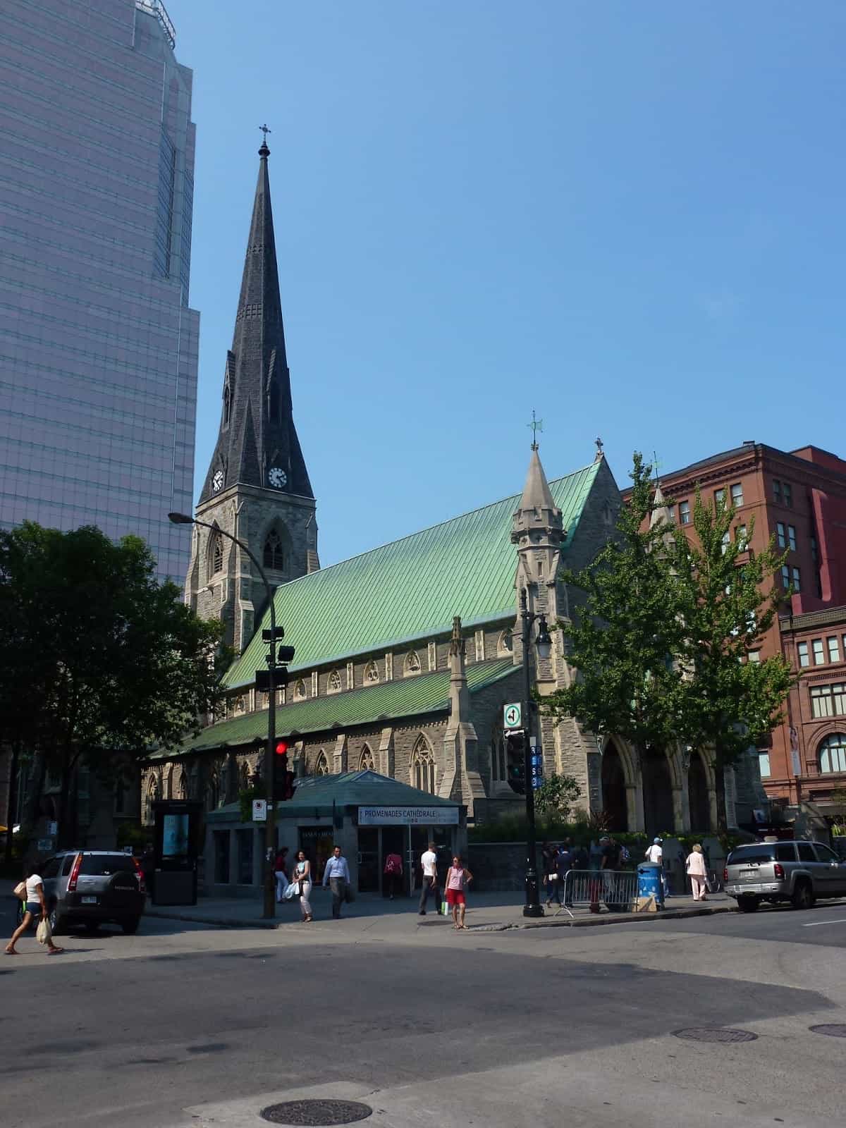 Christ Church Cathedral in Montréal, Québec, Canada