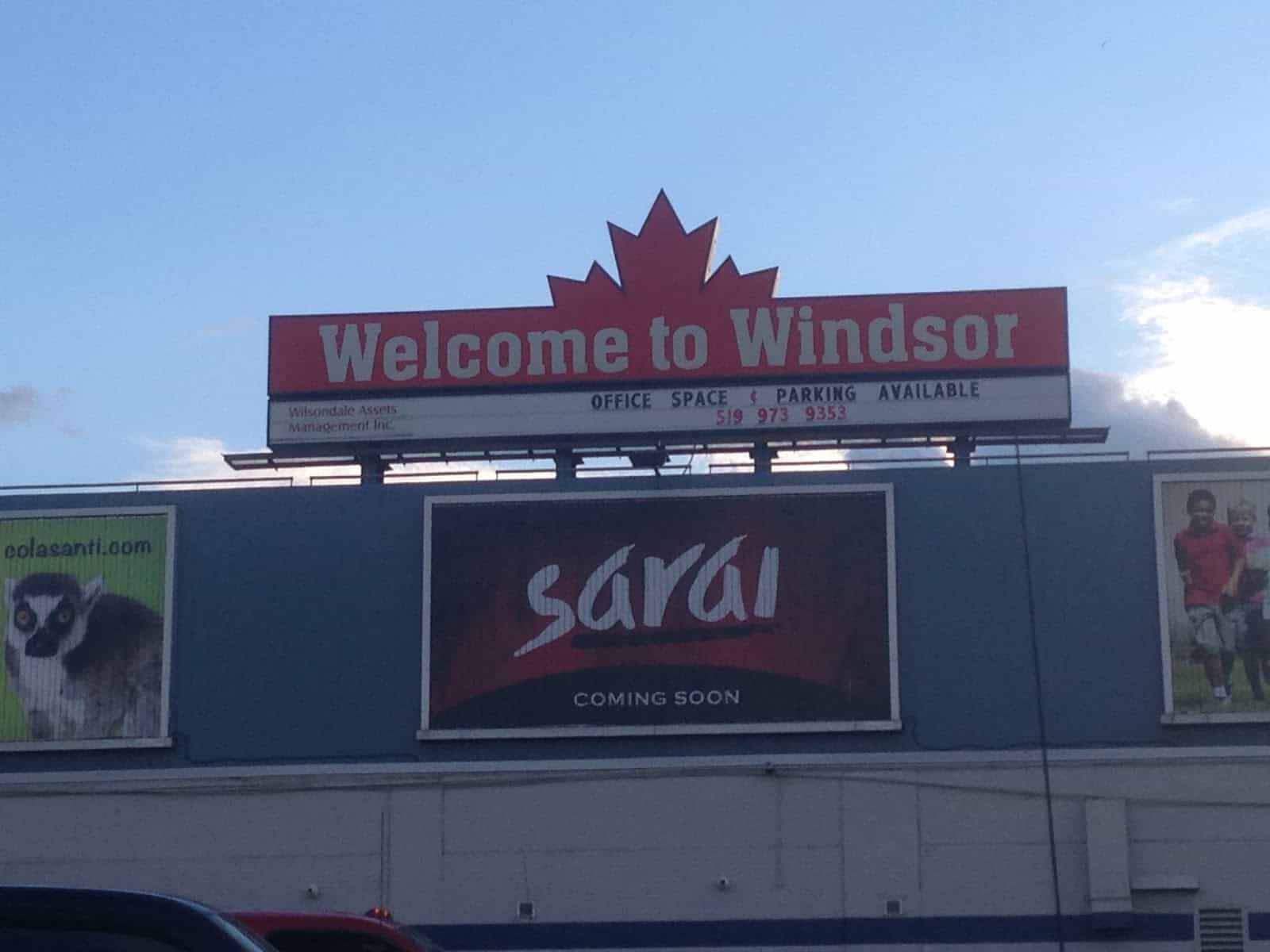 Welcome to Windsor! Ontario, Canada
