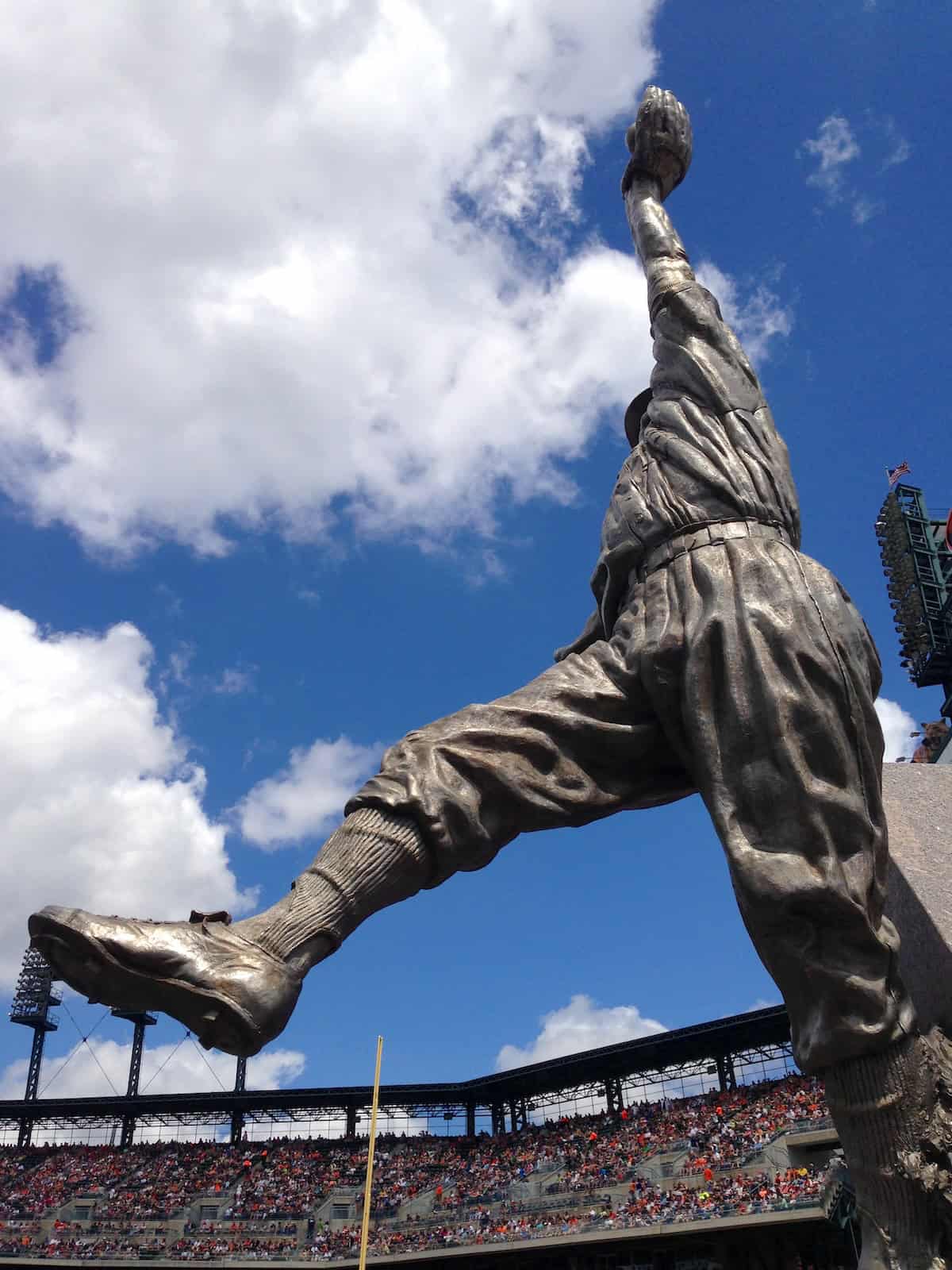 Al Kaline statue at Comerica Park in Detroit, Michigan