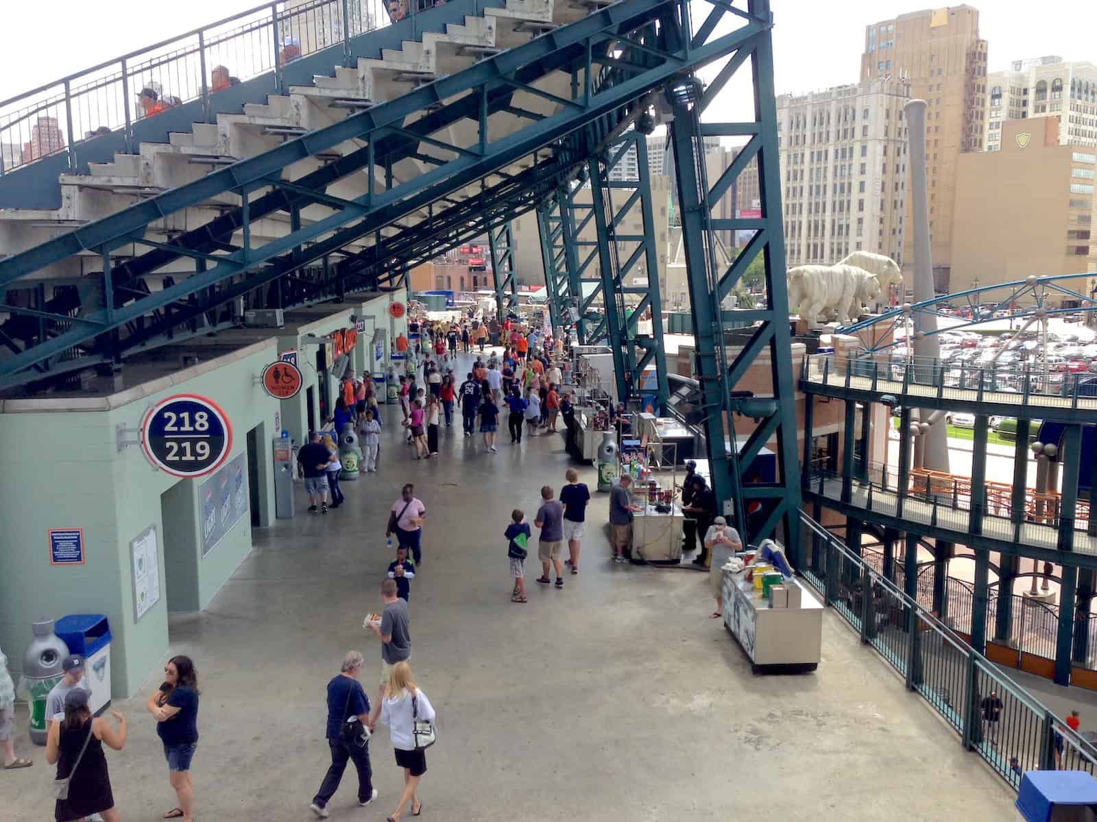 Concourse at Comerica Park