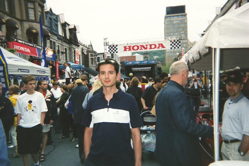 Rue Crescent during the 2002 Canadian Grand Prix in Montréal, Québec, Canada