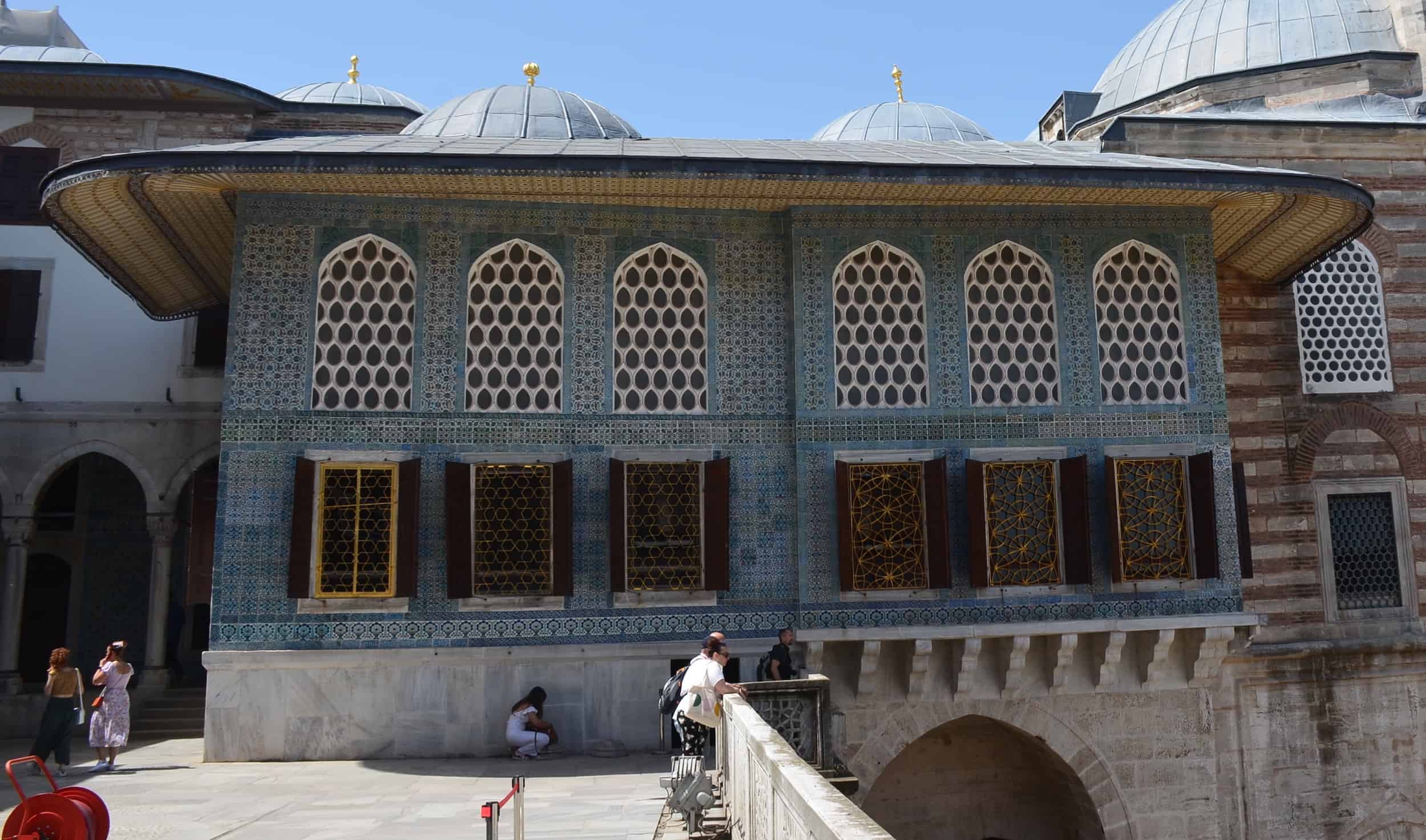 Twin Kiosk in the Imperial Harem at Topkapi Palace in Istanbul, Turkey
