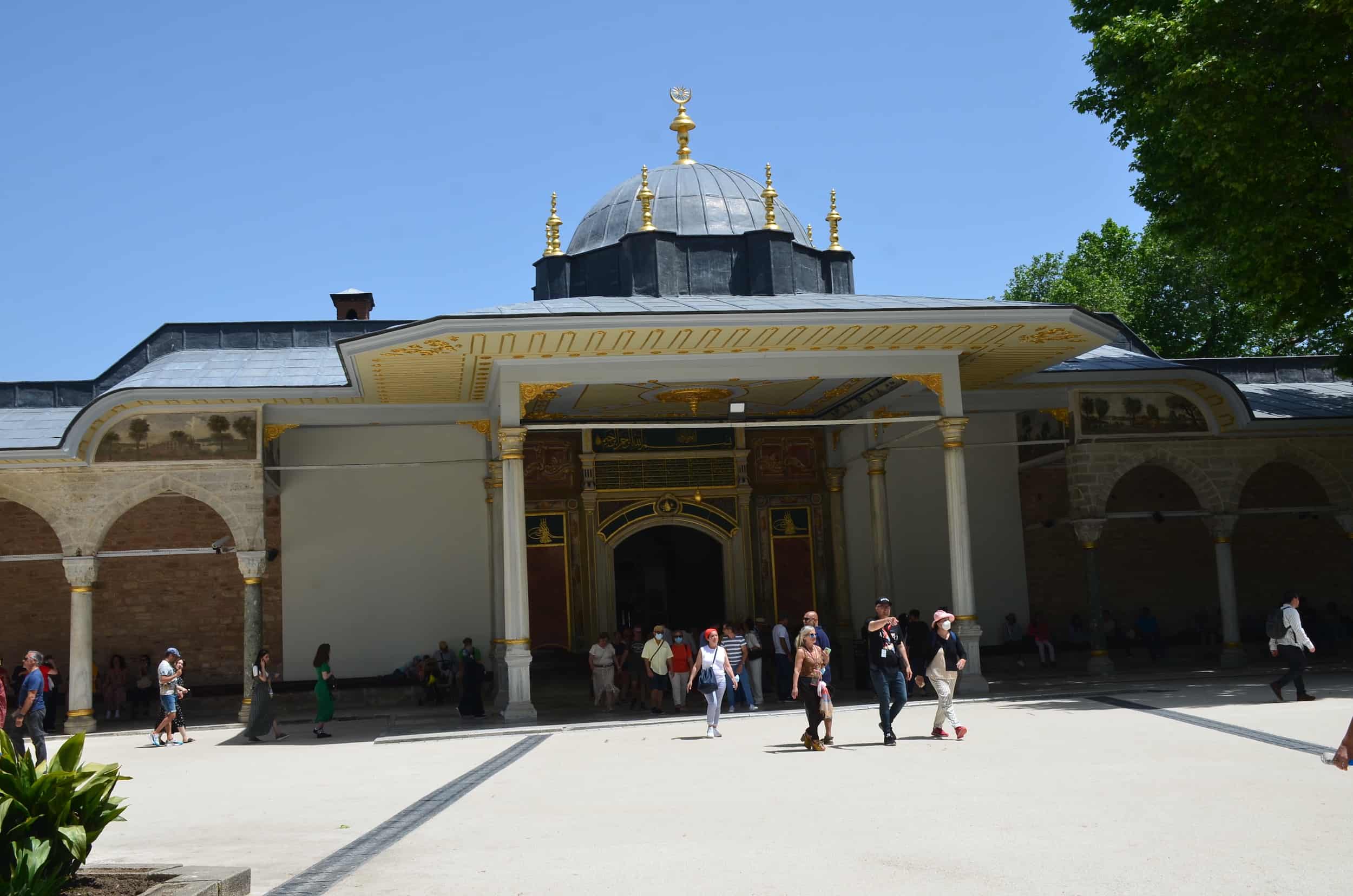 Gate of Felicity at Topkapi Palace in Istanbul, Turkey