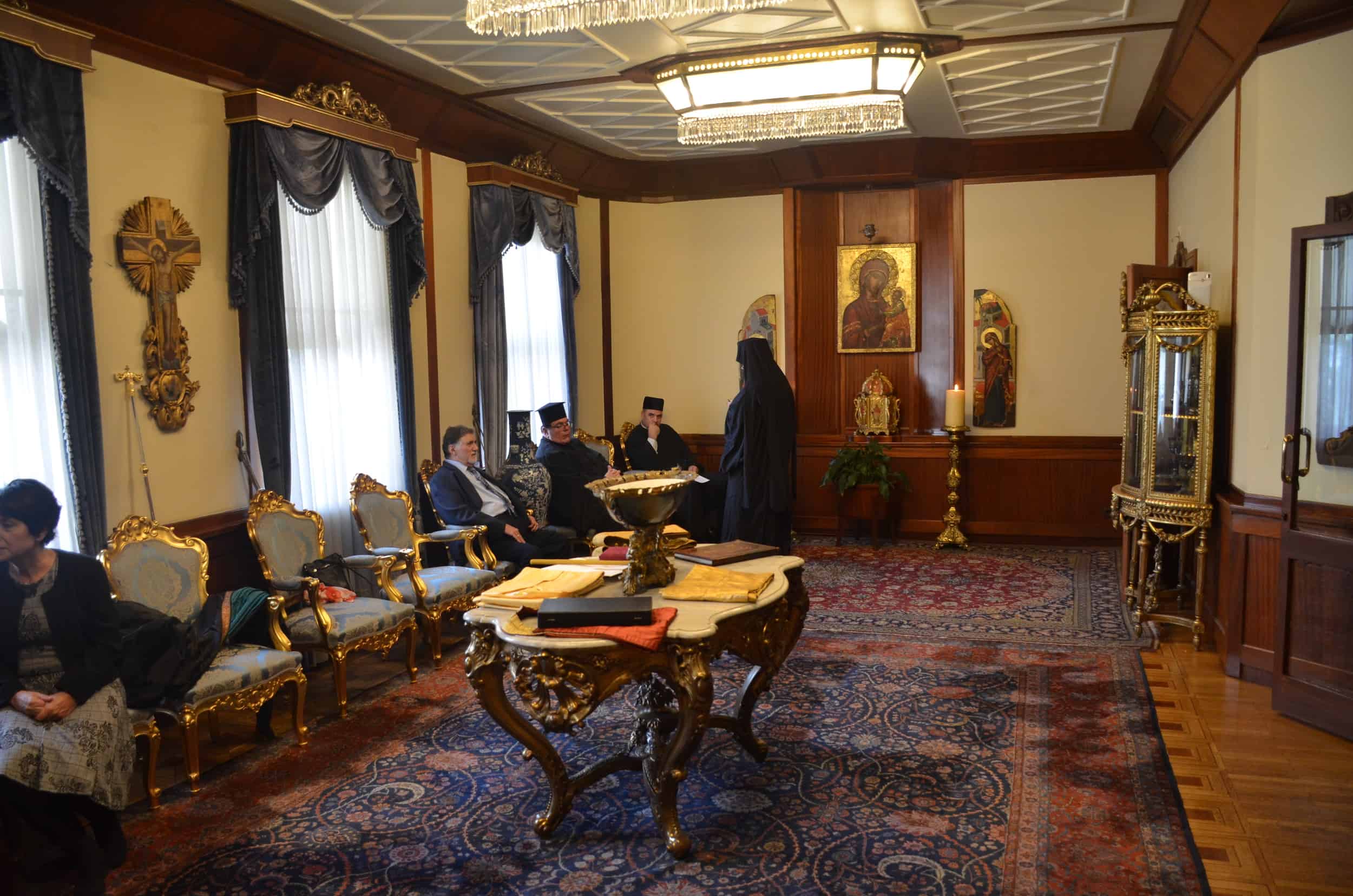 Audience Room at the Patriarchal complex of the Ecumenical Patriarchate of Constantinople in Istanbul, Turkey