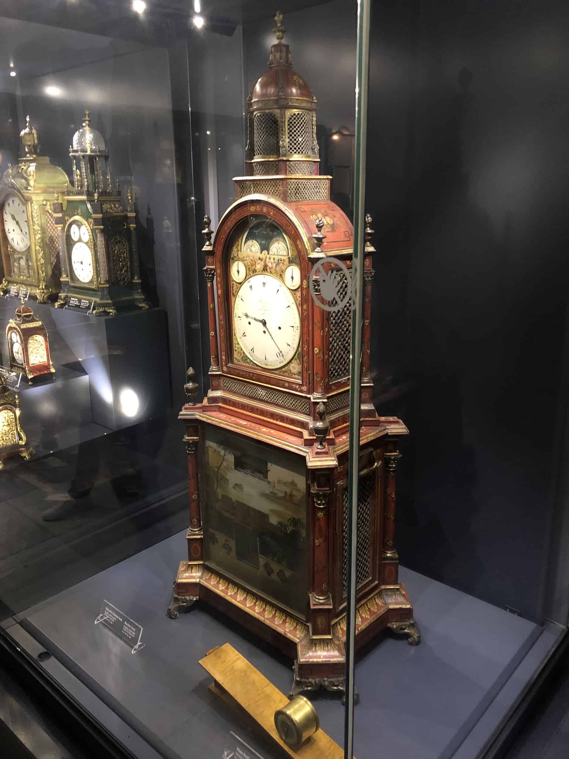 Bracket clock; England; 19th century