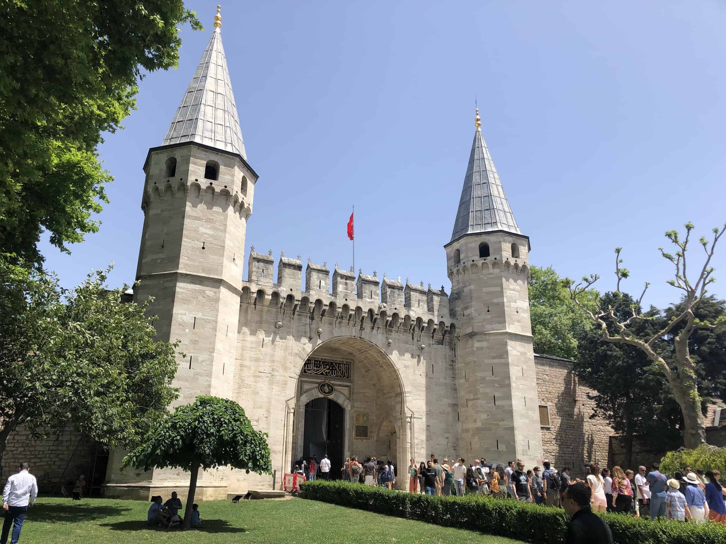 Gate of Salutations at Topkapi Palace in Istanbul, Turkey