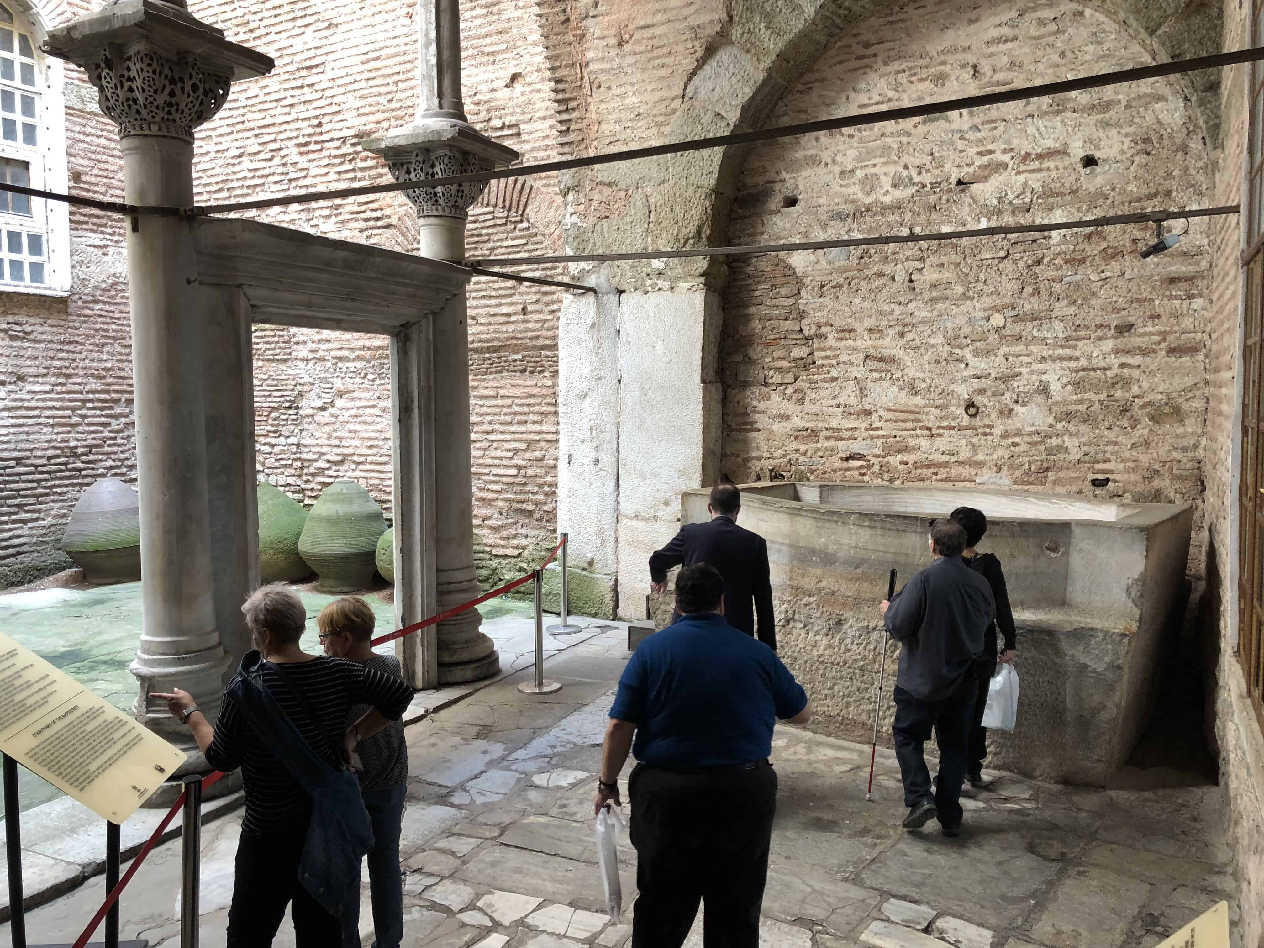 Courtyard of the baptistry