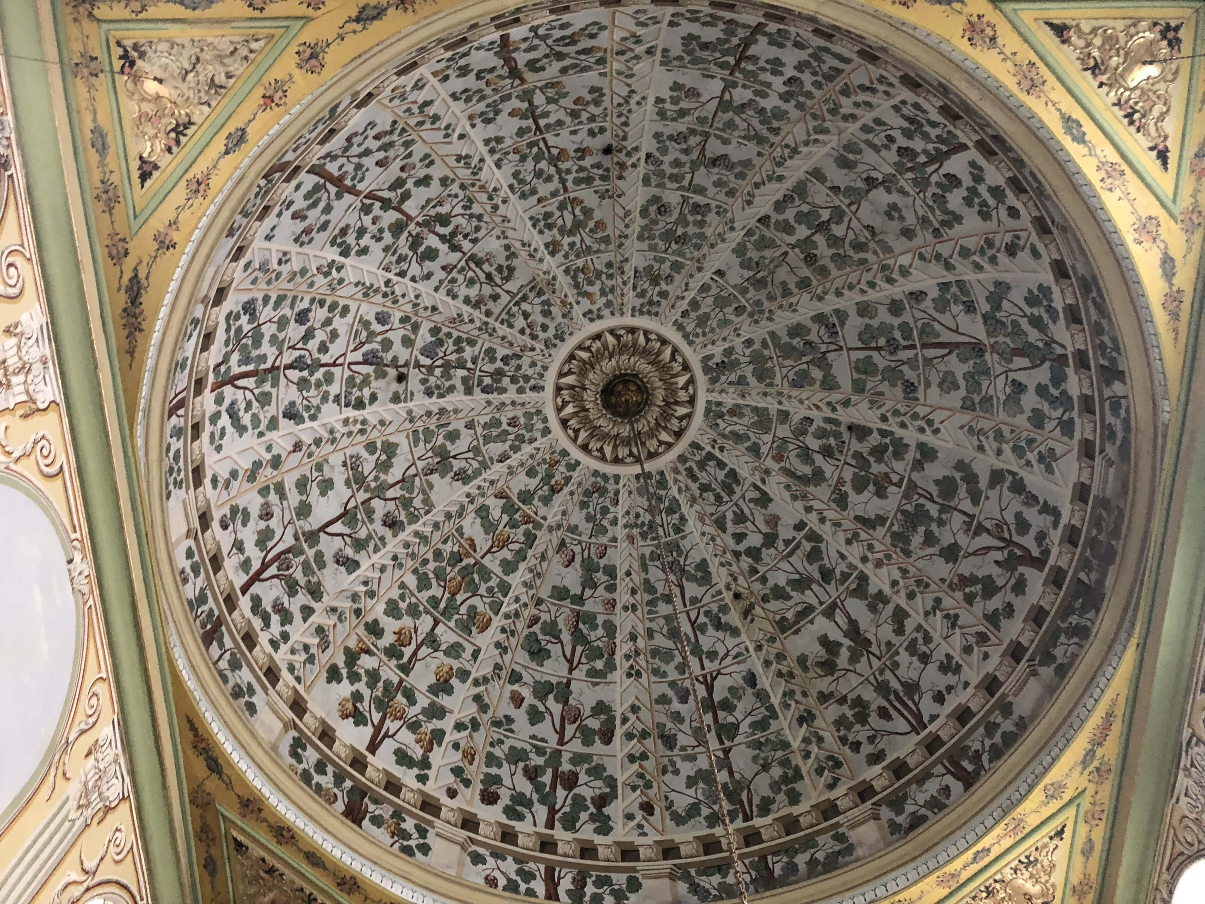 Dome in the Apartments of the Queen Mother in the Imperial Harem at Topkapi Palace in Istanbul, Turkey