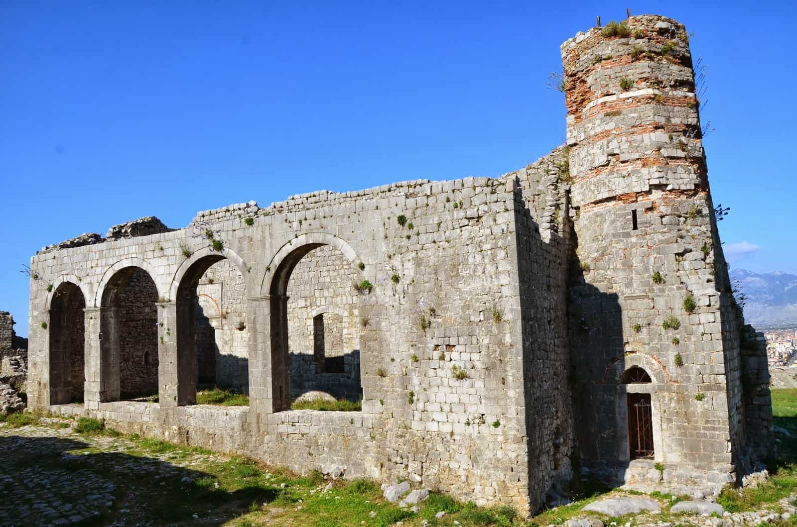 Fatih Sultan Mehmet Mosque at Rozafa Castle in Shkodër, Albania