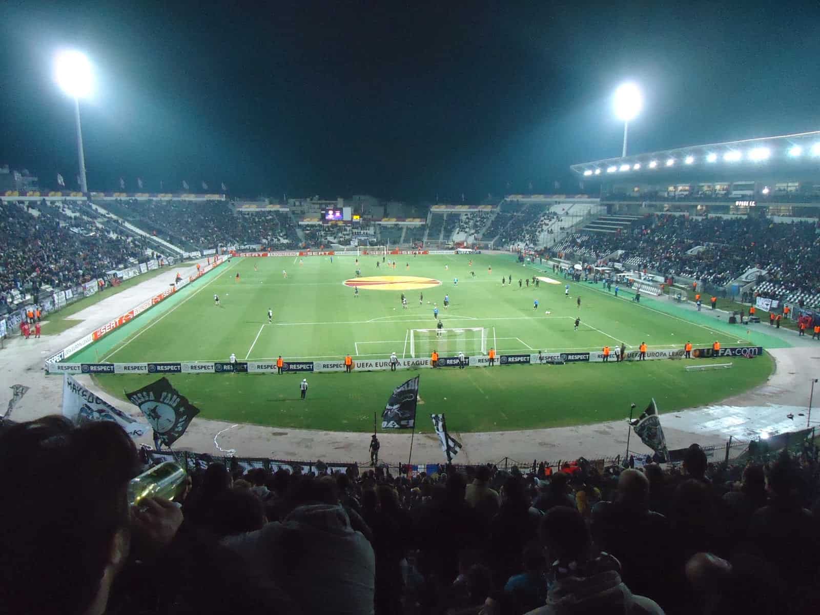 Toumba Stadium in Thessaloniki, Greece