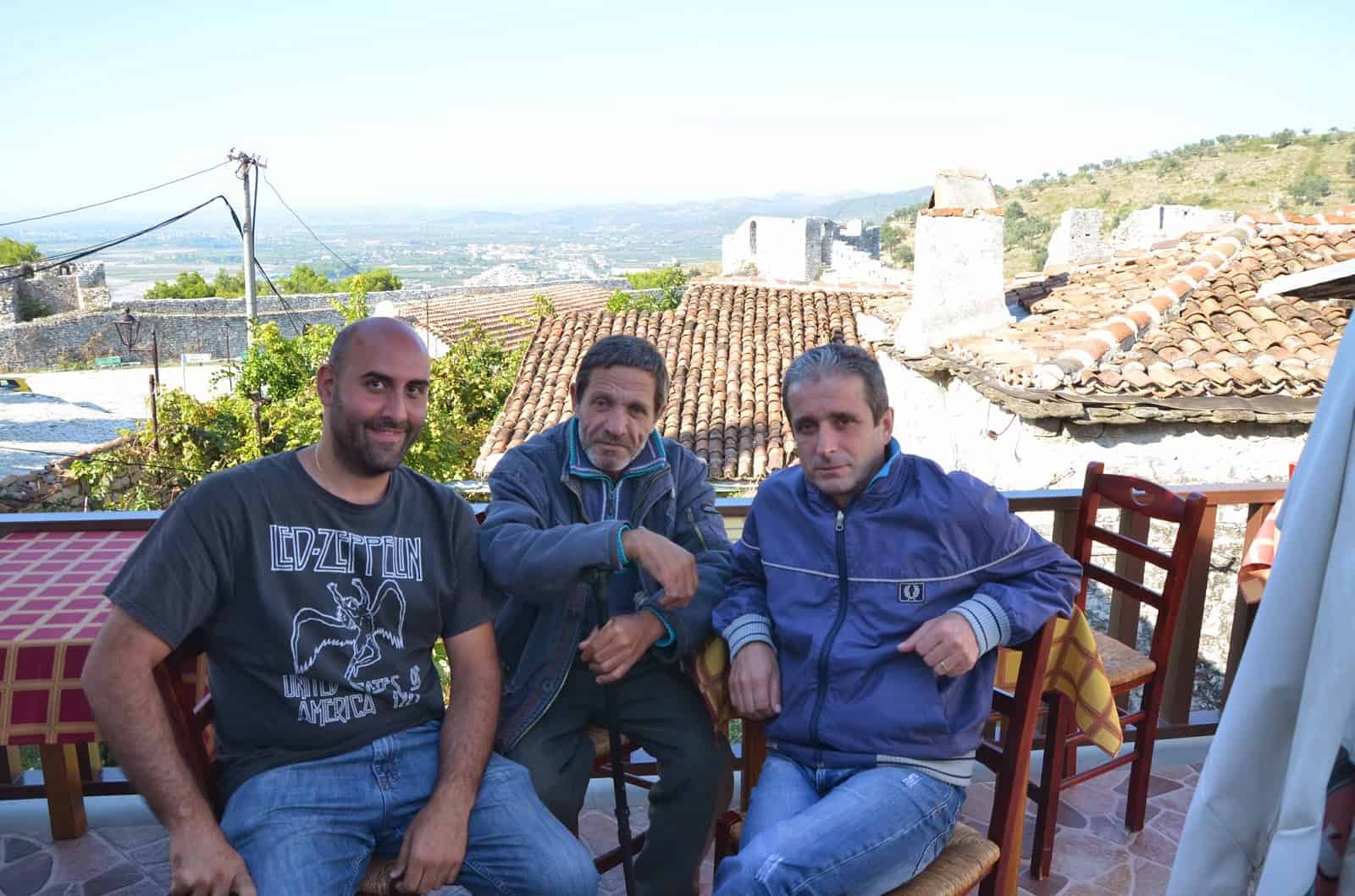 Me with my new friends from Berat, Albania