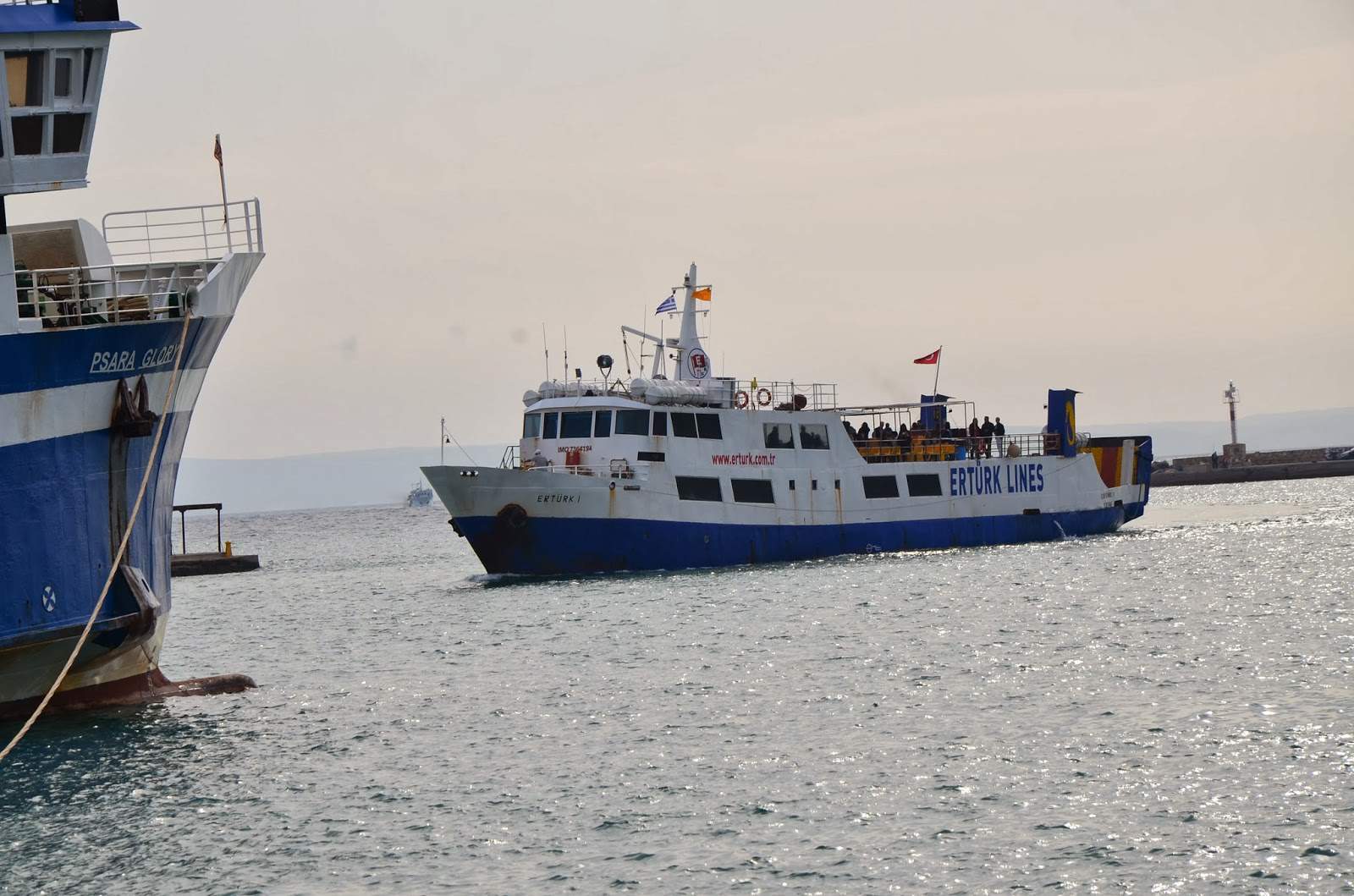 Ertürk Lines (ferry between Chios and Çeşme, Turkey) in Chios, Greece
