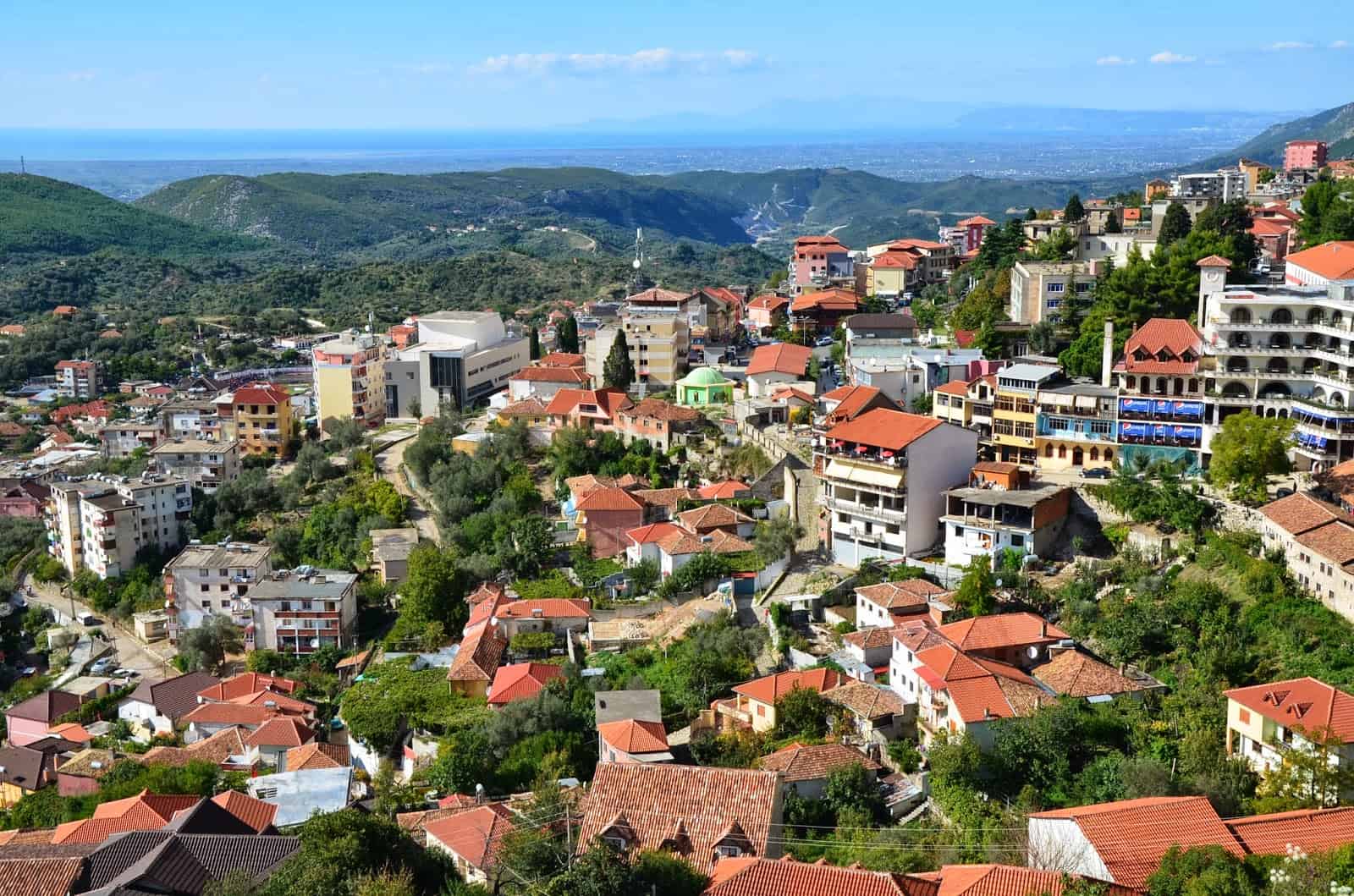 View of Krujë in Krujë, Albania