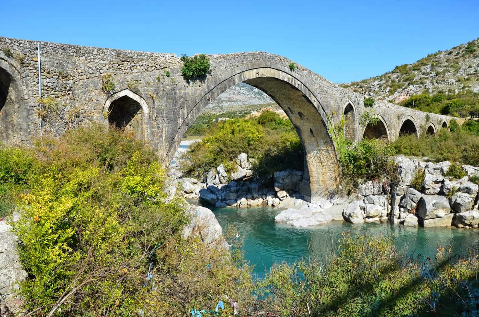 Mes Bridge in Mes, Albania