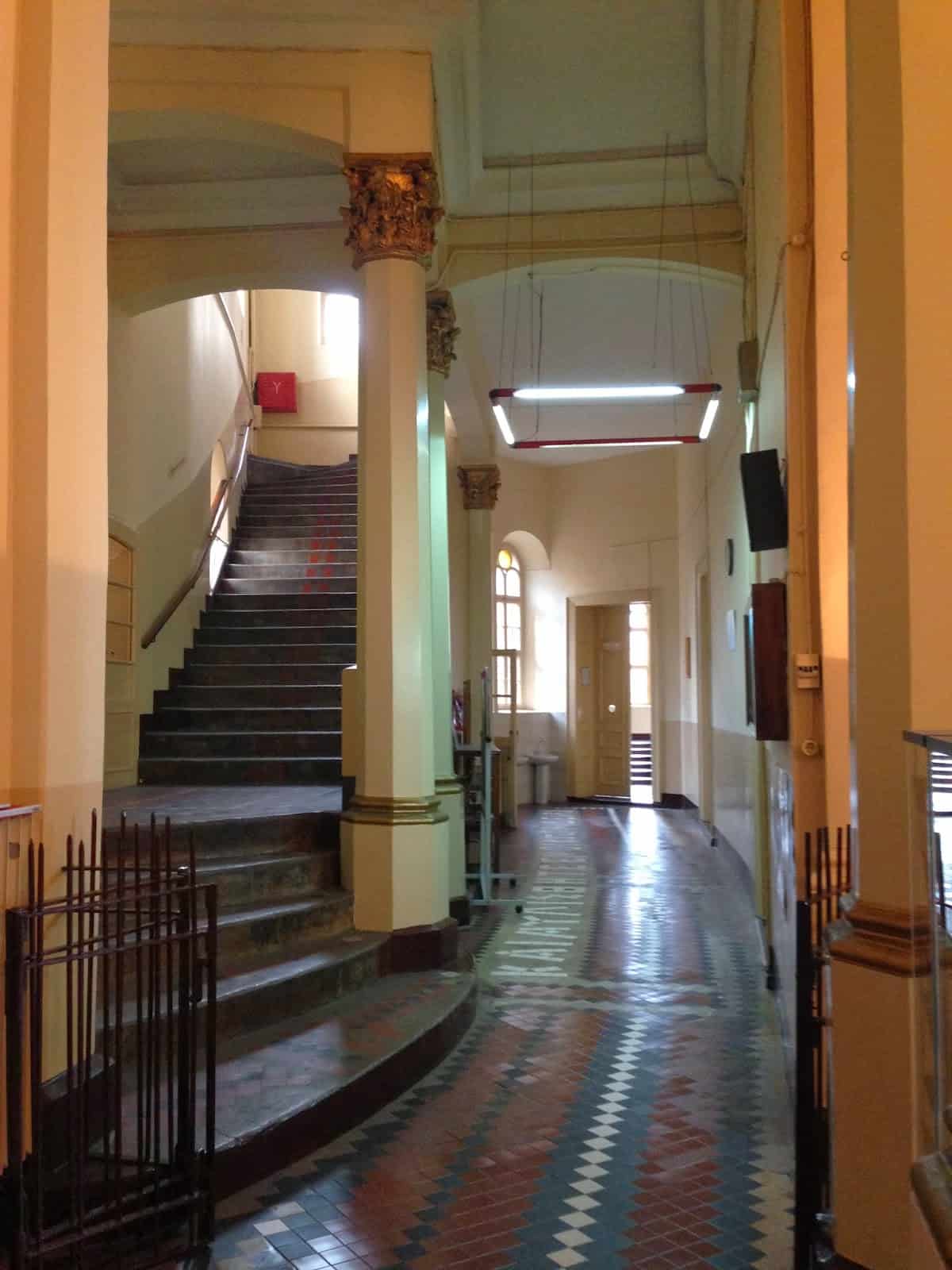 Hallway at Phanar Greek Orthodox College in Fener, Istanbul, Turkey