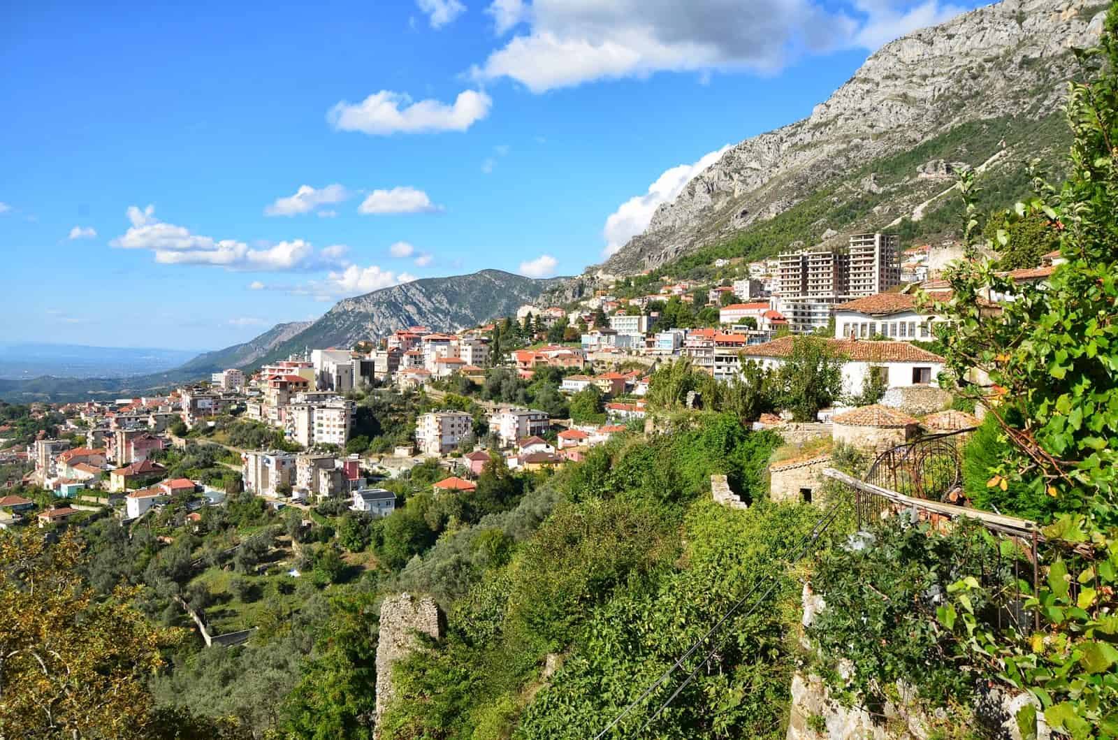 View from Dollma Tekke in Krujë, Albania
