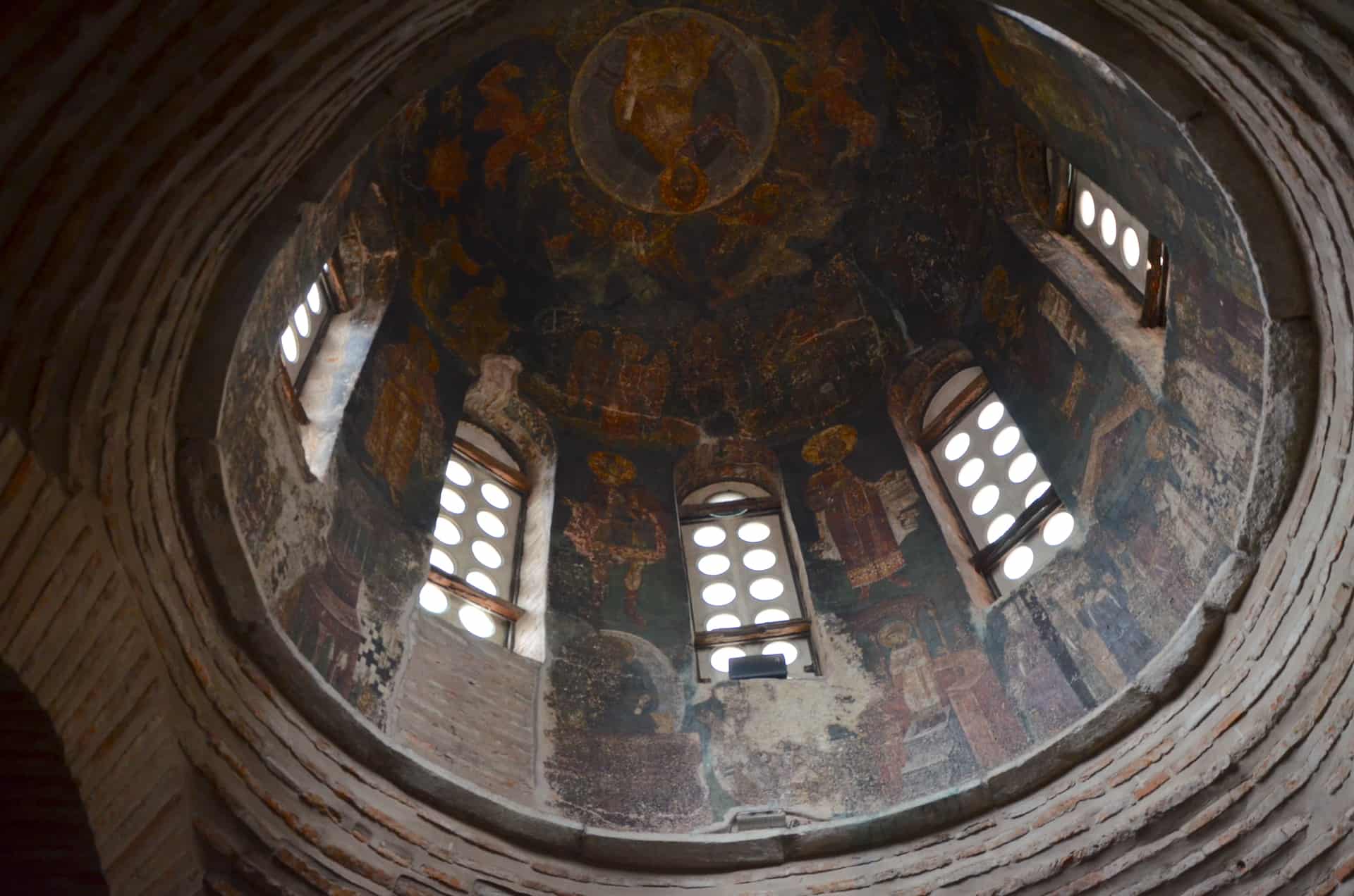 Dome of the Transfiguration Chapel in Thessaloniki, Greece