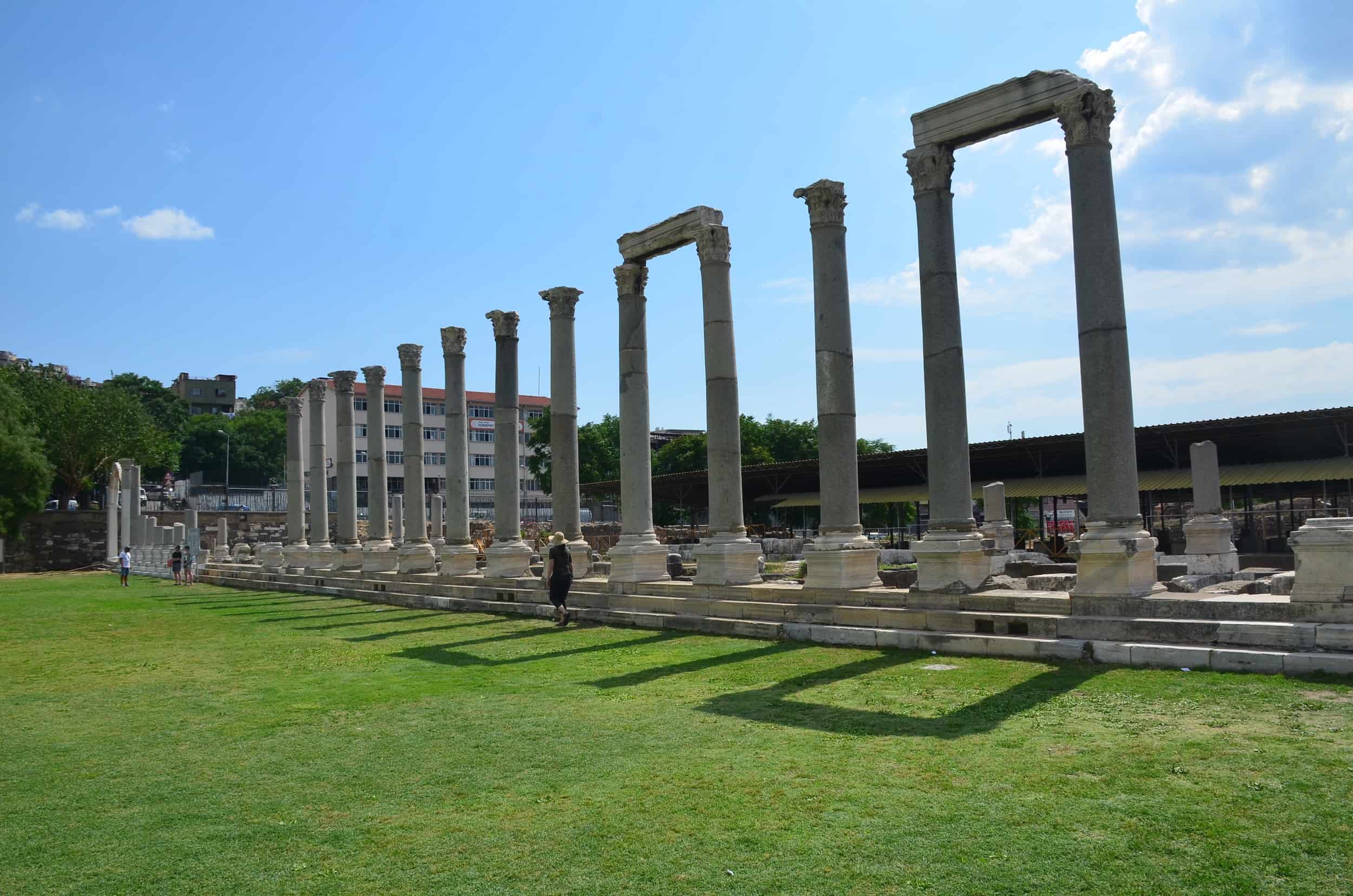 West portico of the Smyrna Agora in Izmir, Turkey