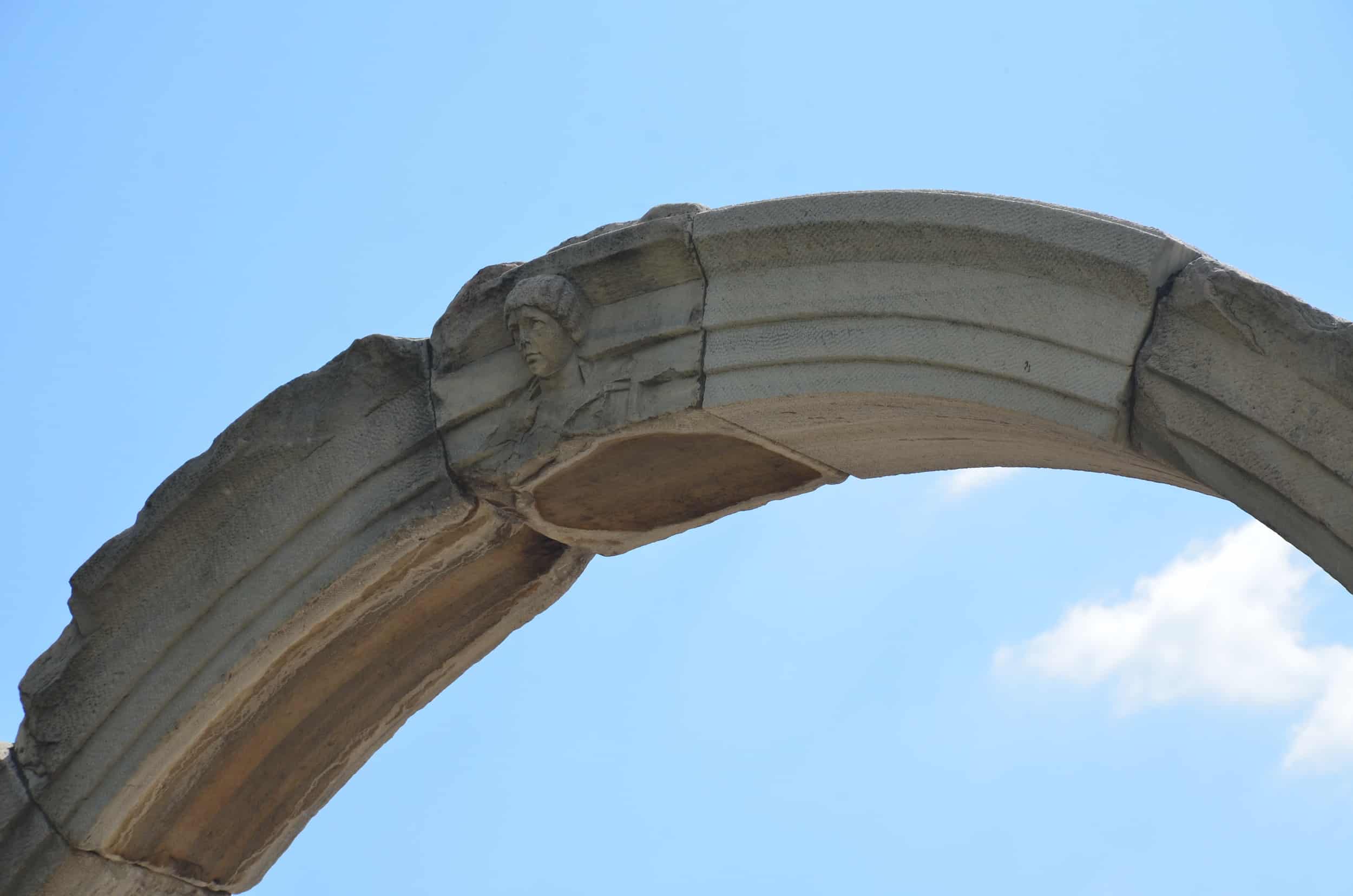 Faustina Gate of the Smyrna Agora in Izmir, Turkey
