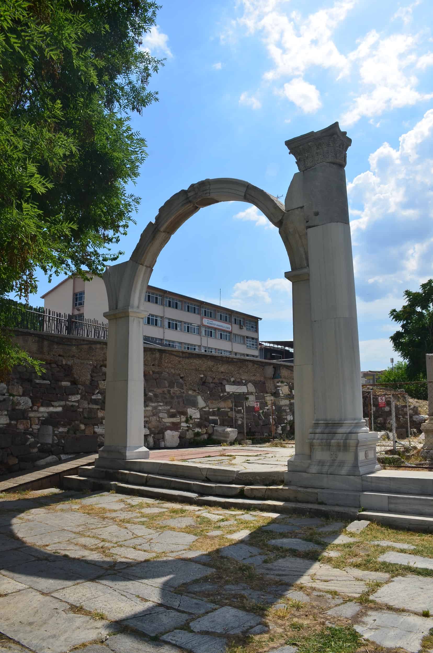 Faustina Gate of the Smyrna Agora in Izmir, Turkey